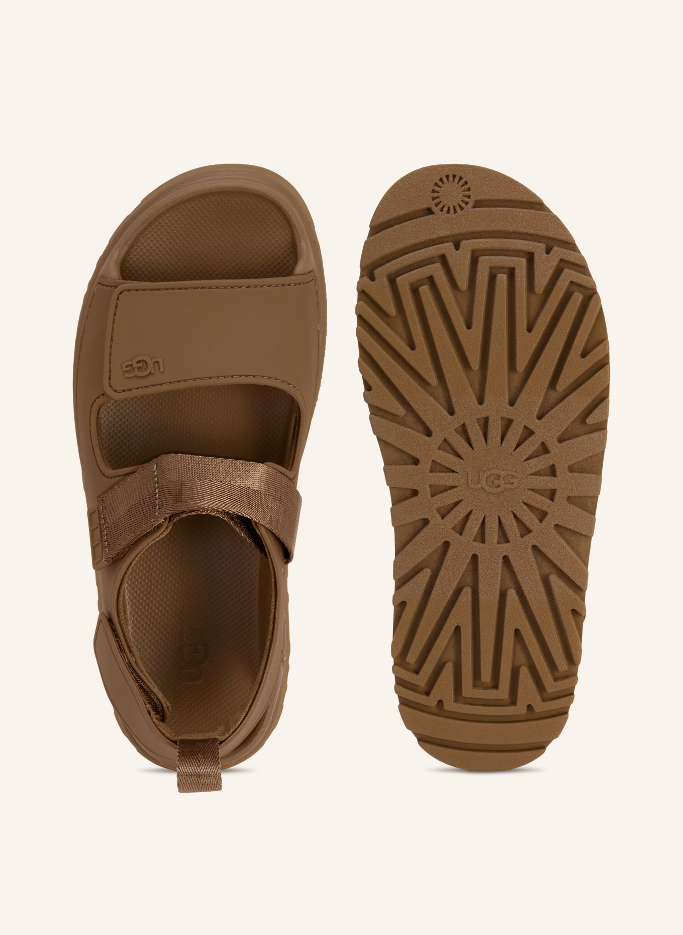 UGG Plateau-Sandalen GOLDENGLOW: BRAUN