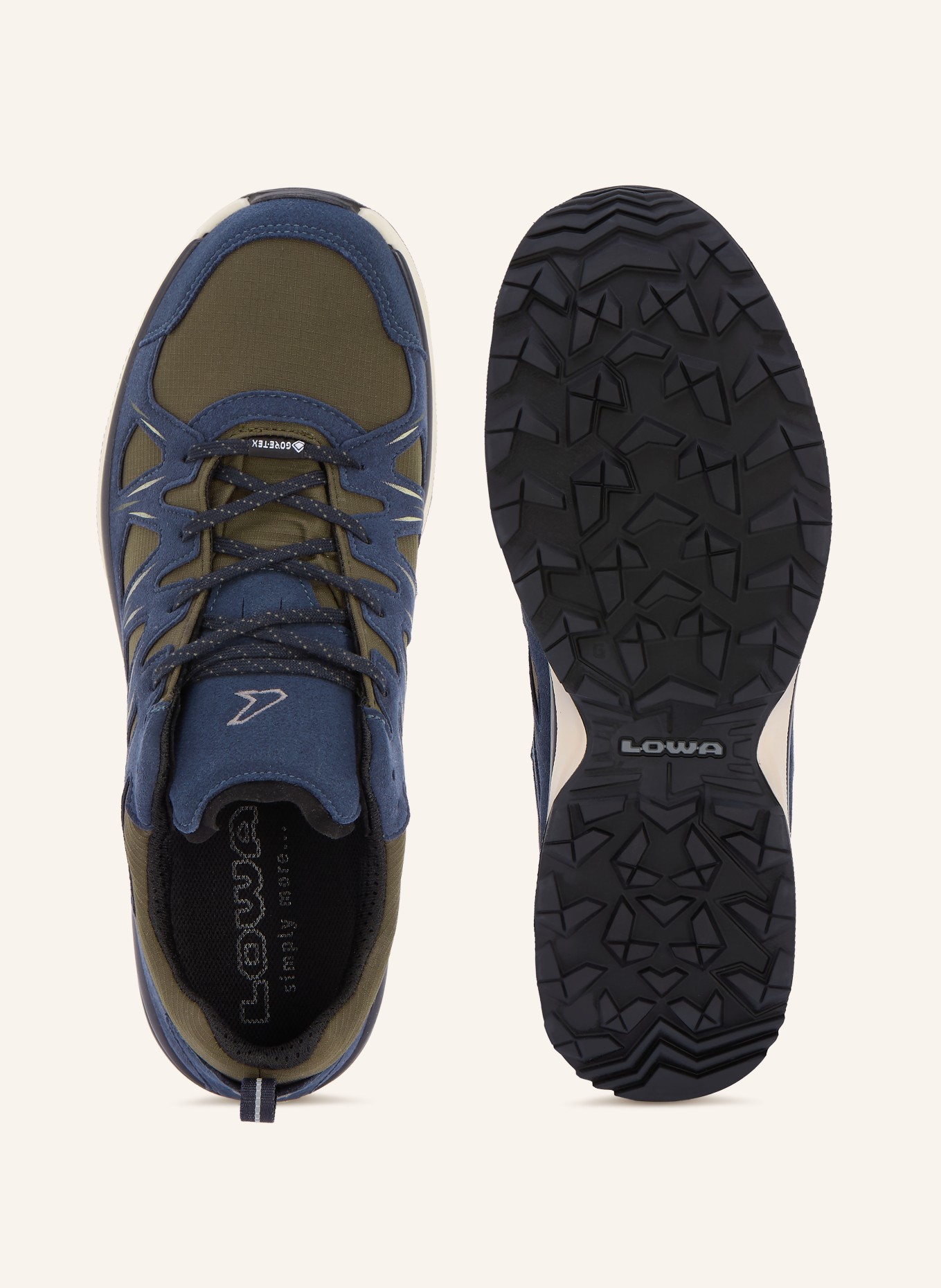 LOWA Trekkingschuhe INNOX EVO II GTX: DUNKELBLAU / DUNKELGRAU