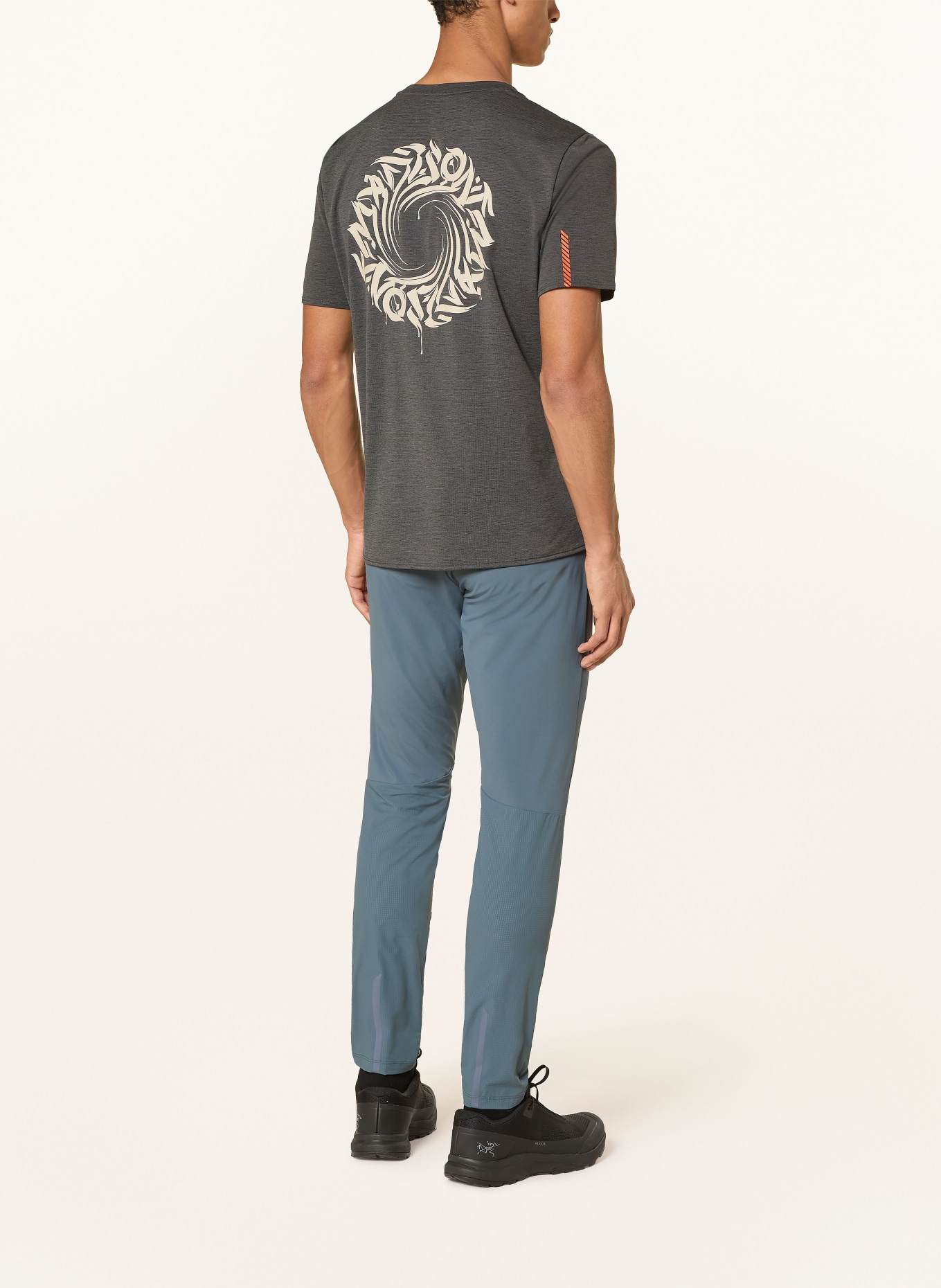 DYNAFIT TRAIL T-shirt: DARK GRAY