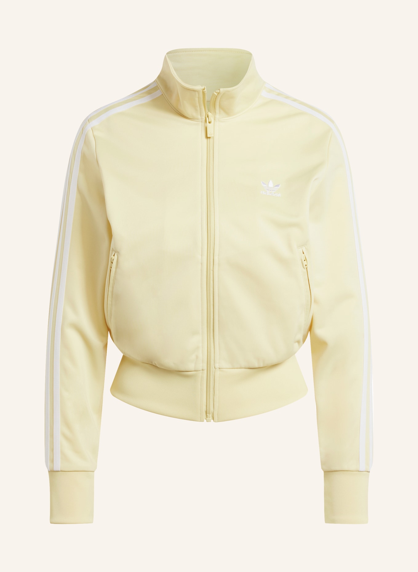 adidas Originals FIREBIRD CLASSIC TRACK TOP: LIGHT YELLOW / WHITE