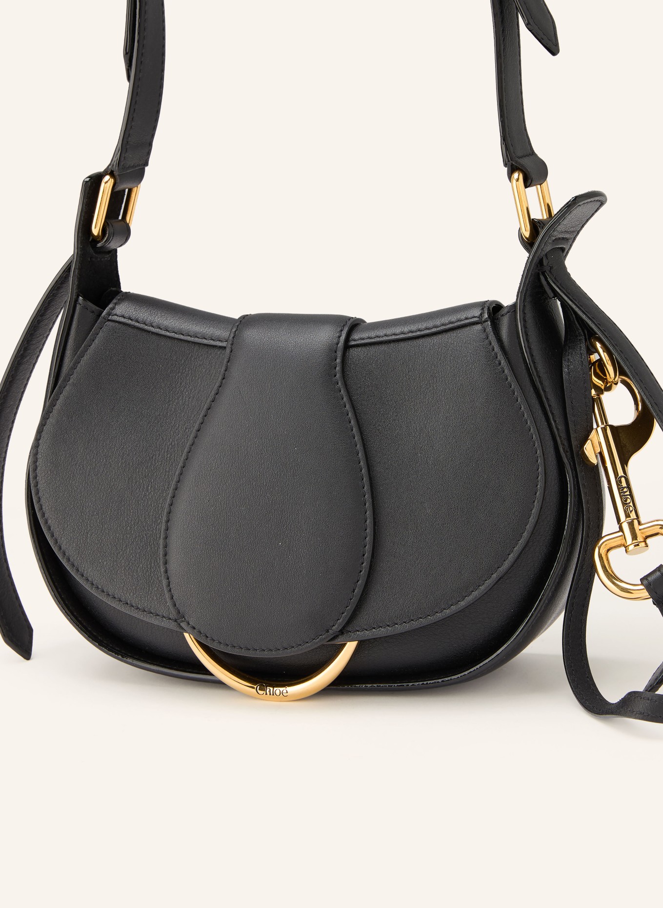 Chloé Umhängetasche RIDE SMALL: BLACK