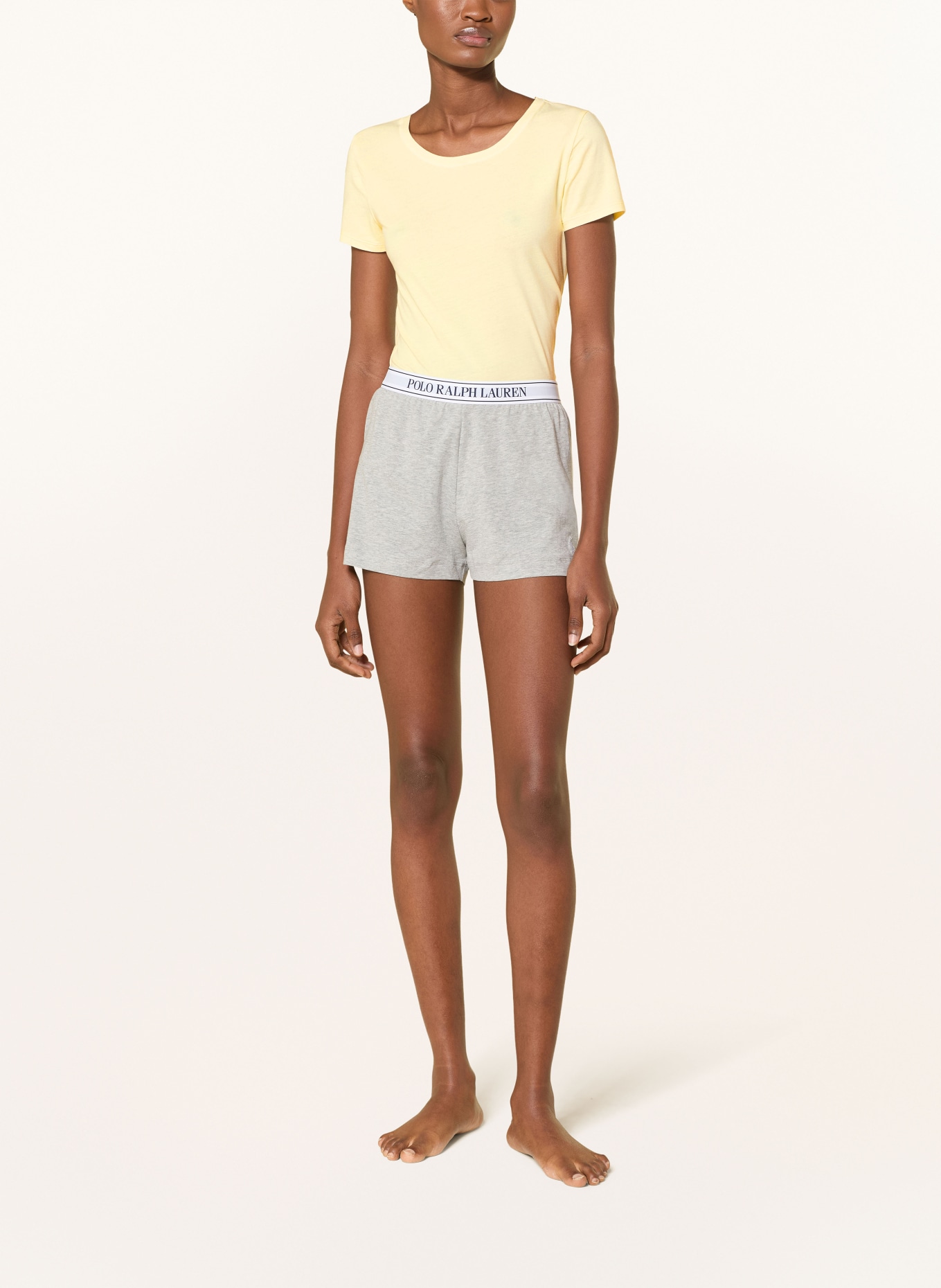 POLO RALPH LAUREN slaapshirt: LICHTGEEL