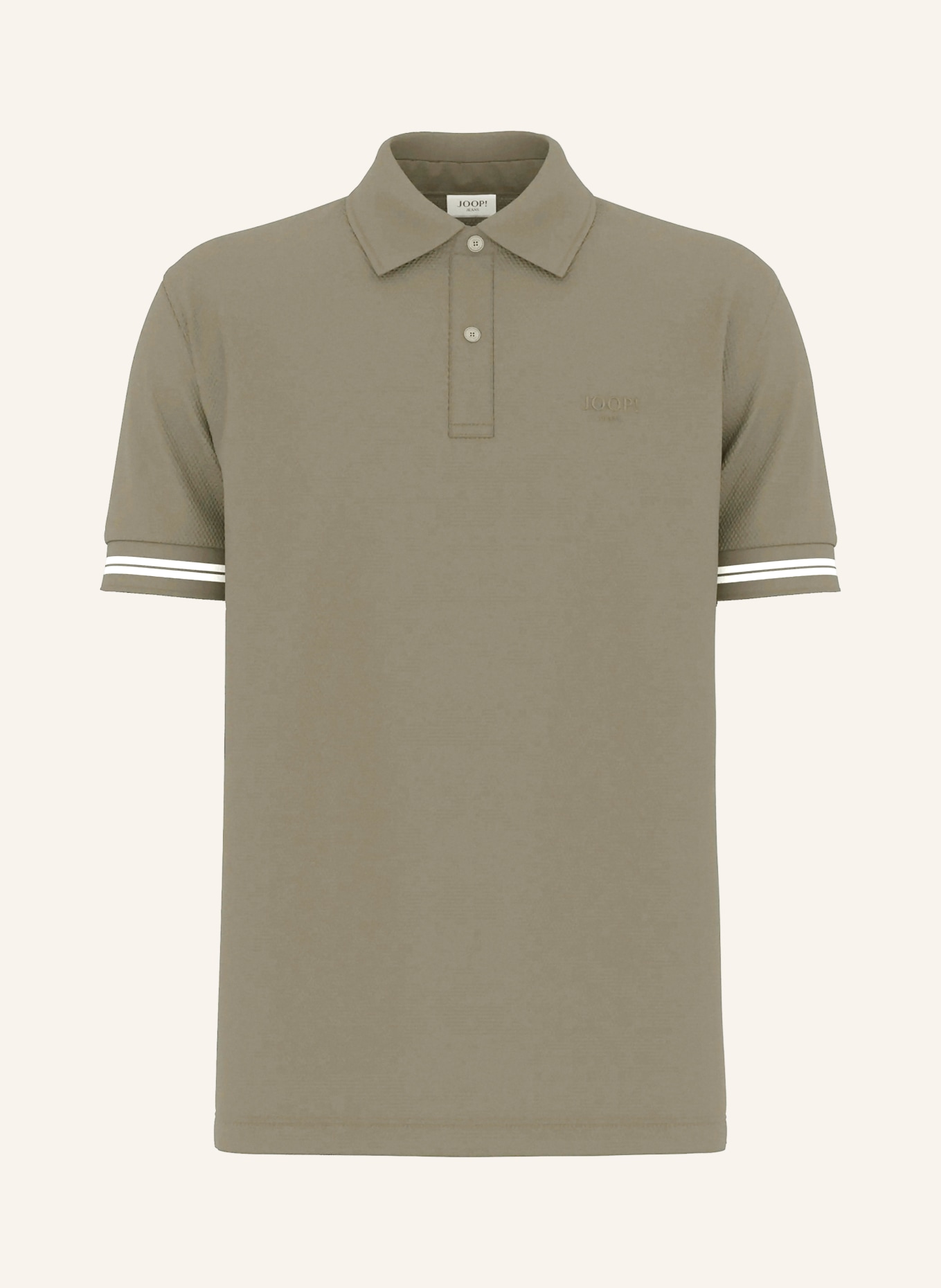 JOOP! JEANS AMARE piqué polo shirt: OLIVE