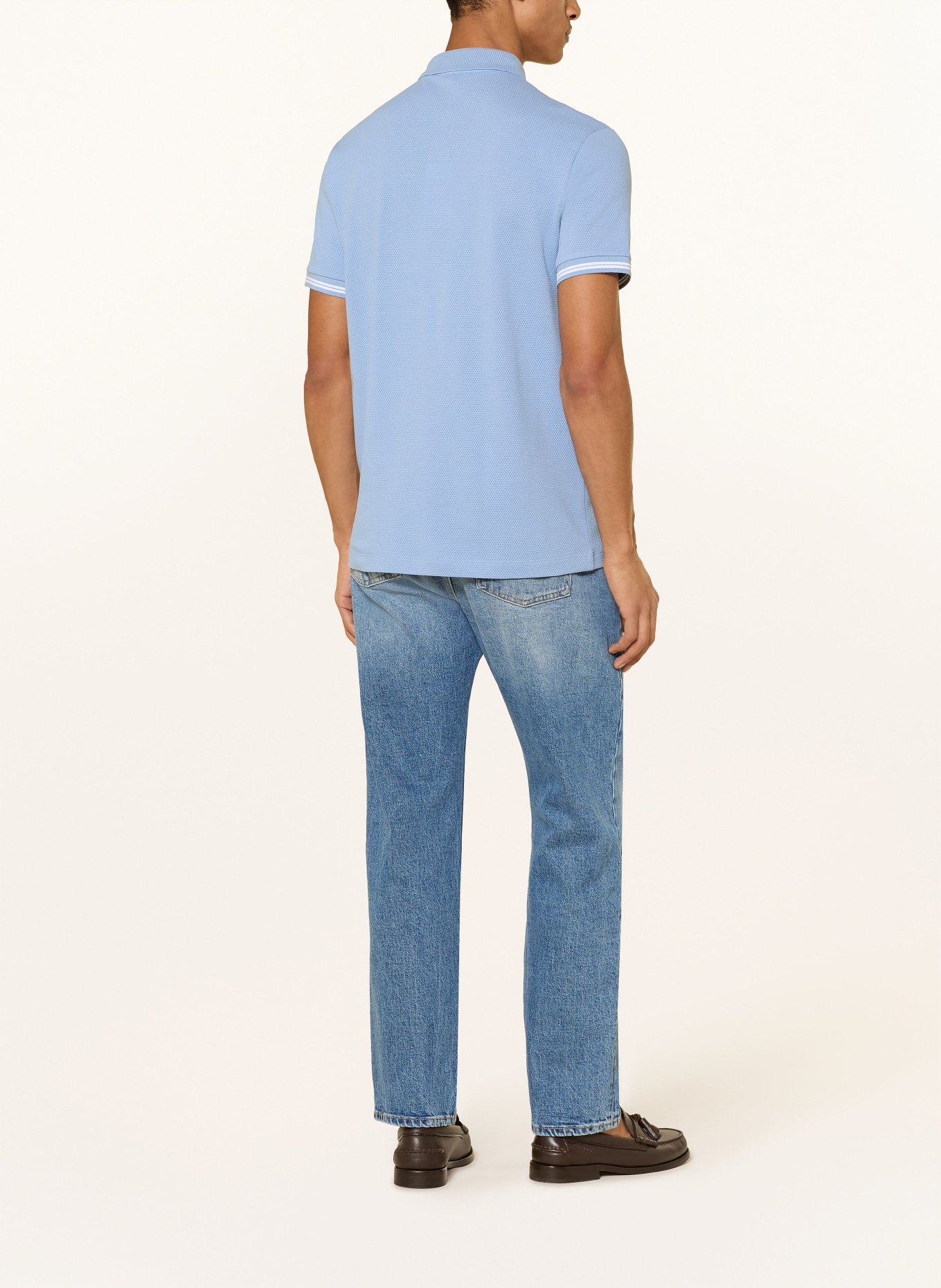 JOOP! JEANS Polo piqué AMARE: BLEU CLAIR