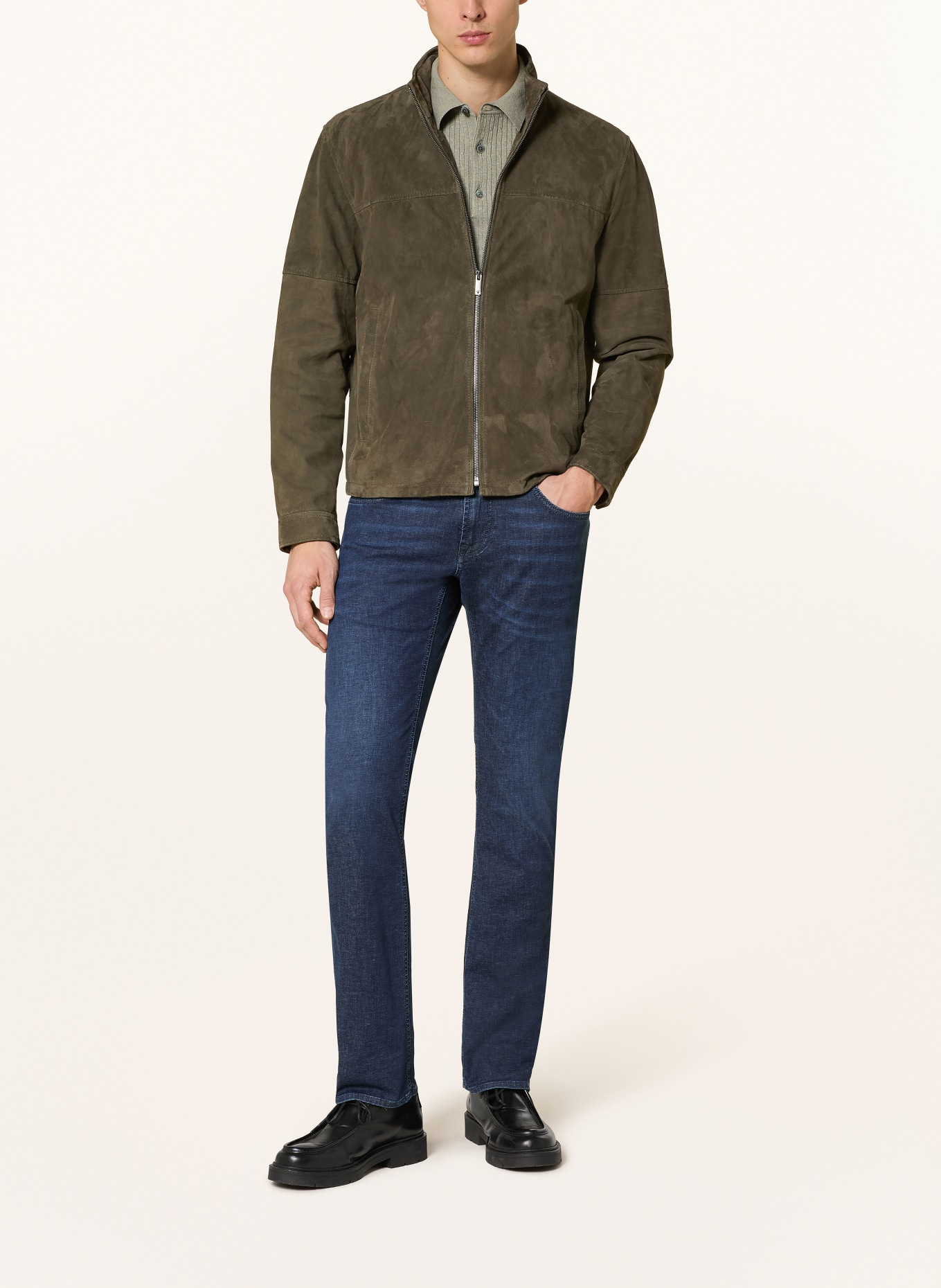 BALDESSARINI Jeans coupe classique: 6824 blue used buffies