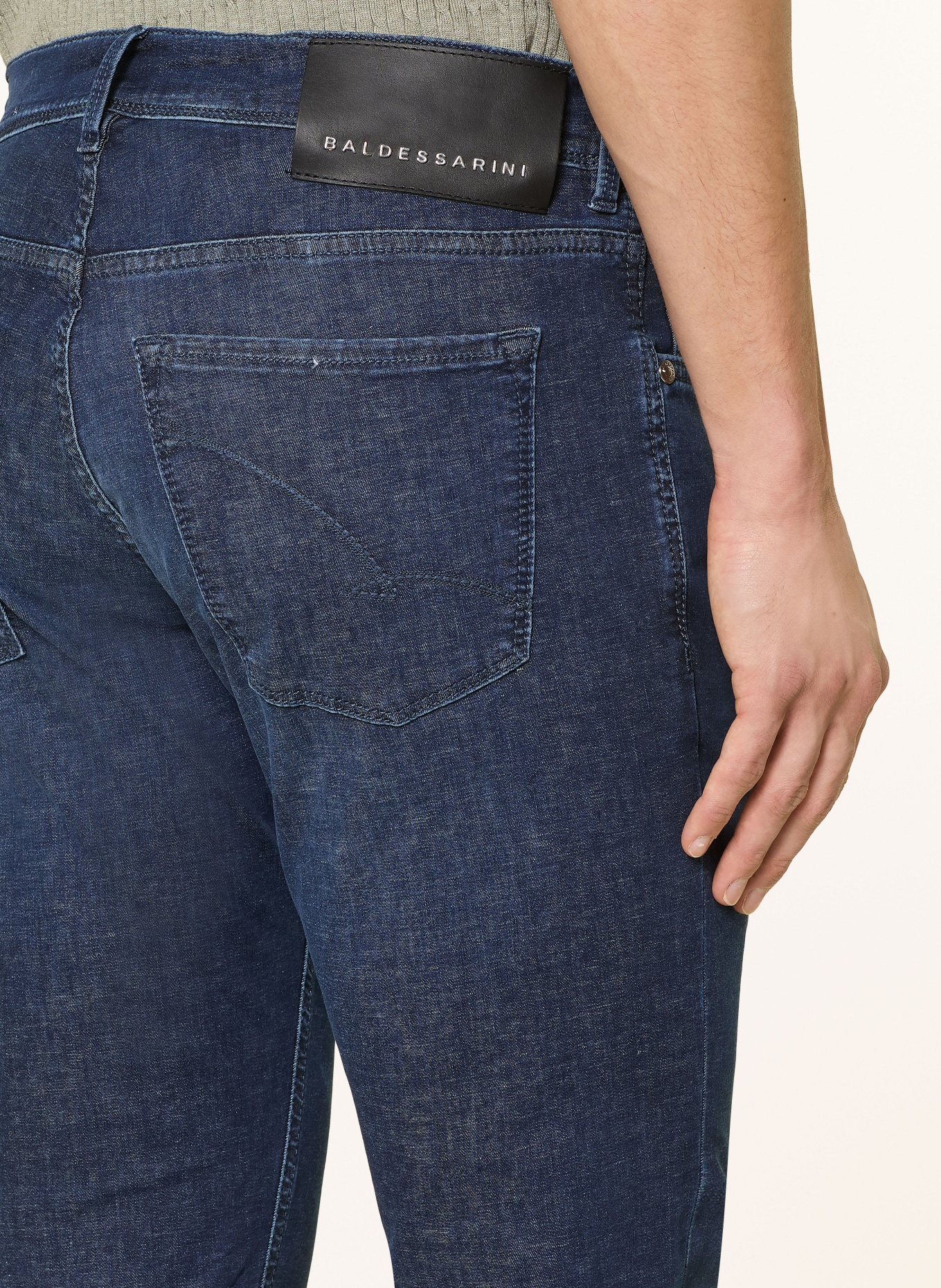 BALDESSARINI Jeans coupe classique: 6824 blue used buffies