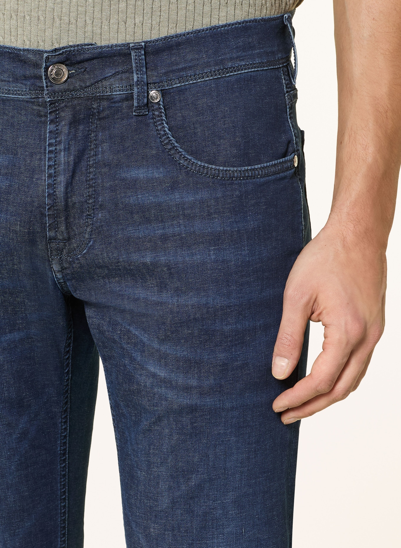 BALDESSARINI Jeans coupe classique: 6824 blue used buffies