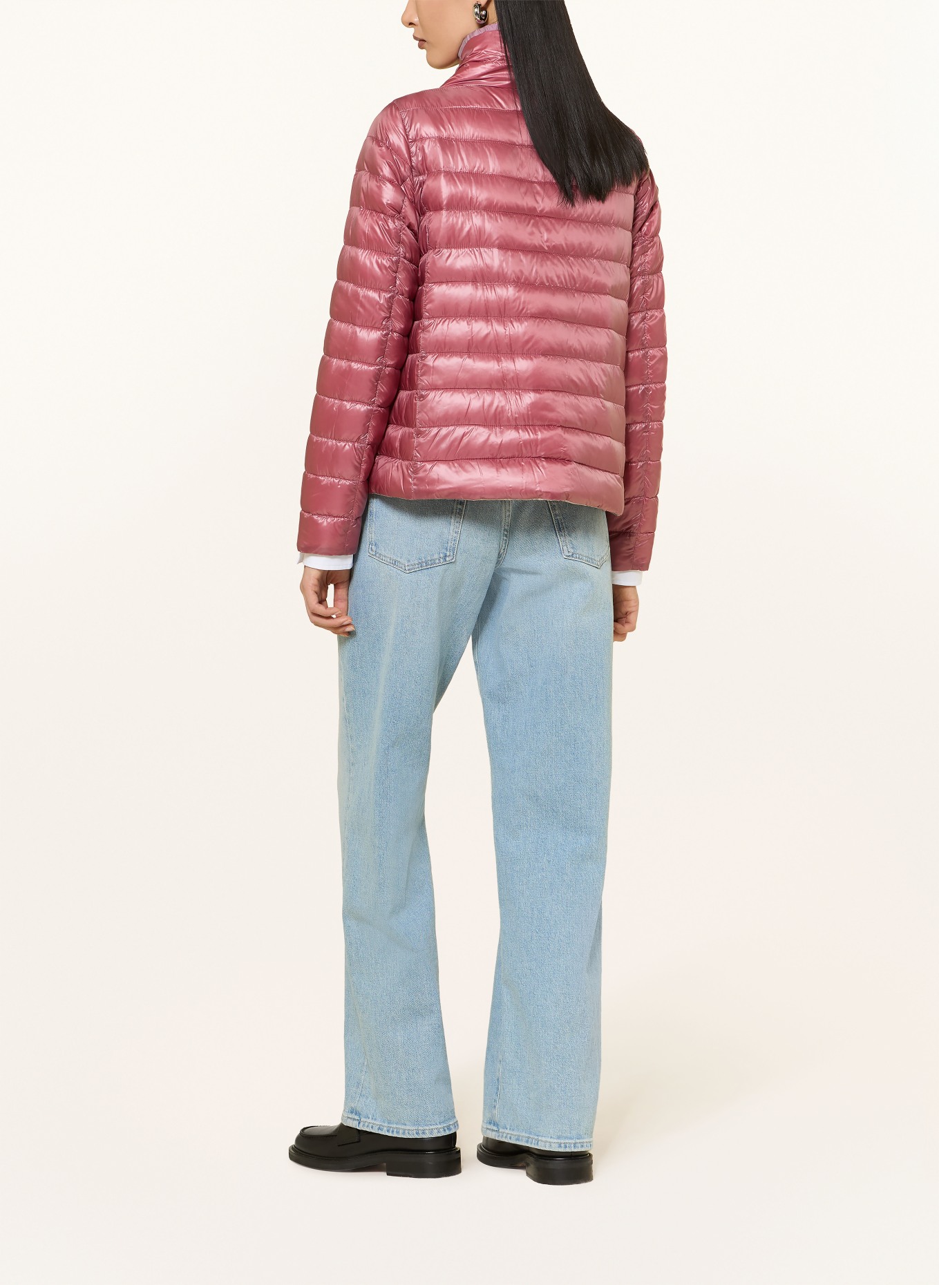 HERNO Lichtgewicht donsjack dat omgedraaid kan worden: LICHTROOD