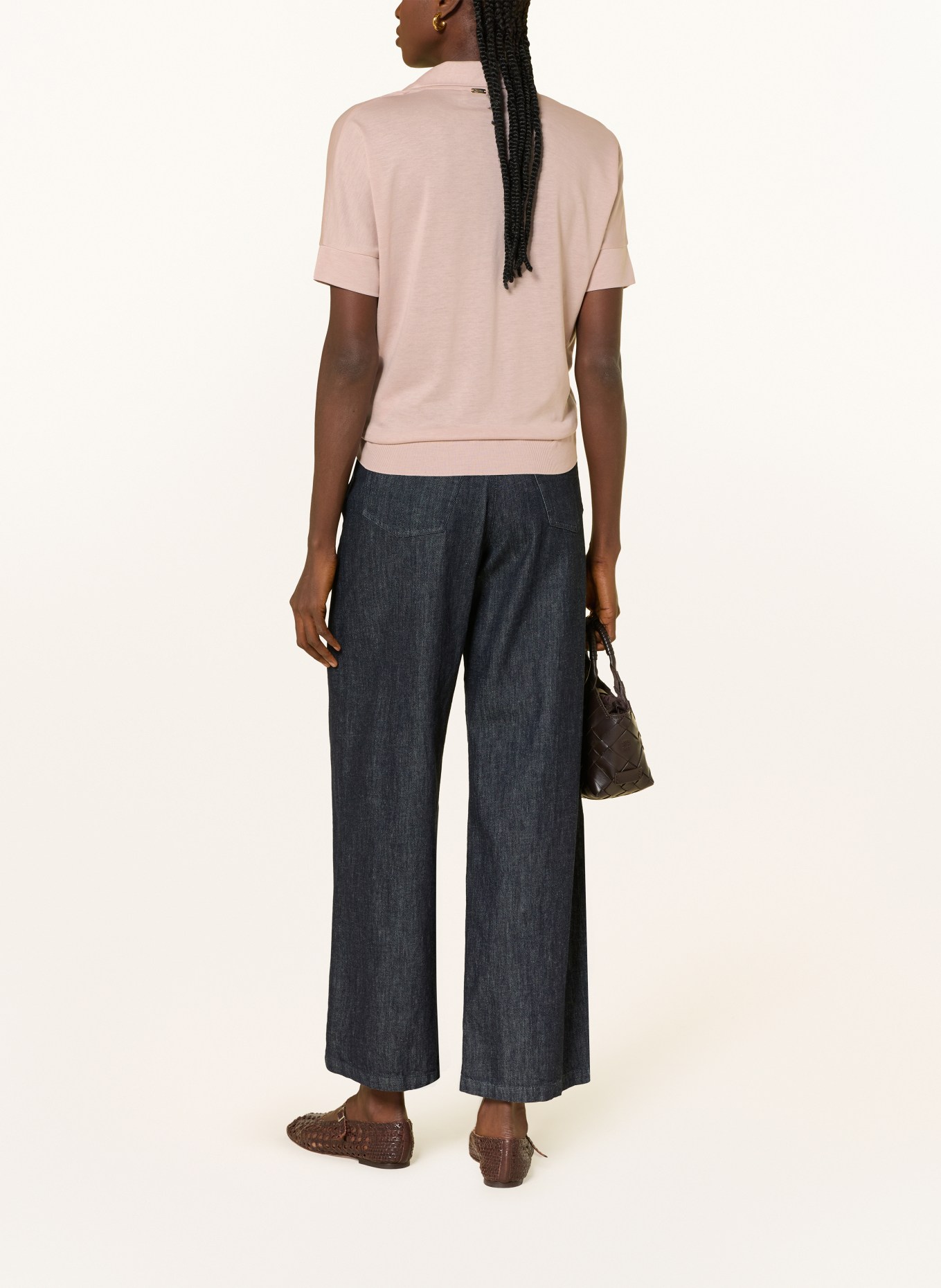 HERNO Dzianinowa koszulka: BLADORÓŻOWY