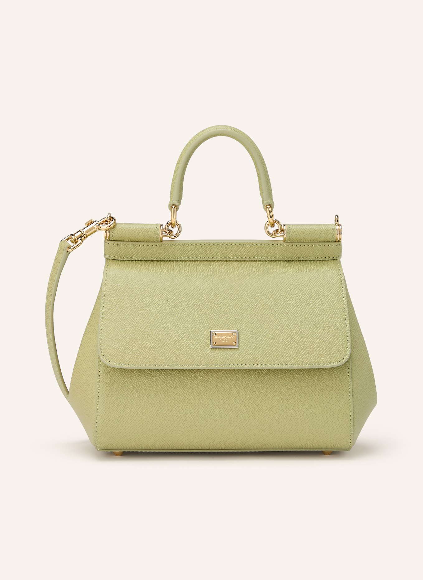 DOLCE & GABBANA Sac à main SICILY MEDIUM: VERT CLAIR