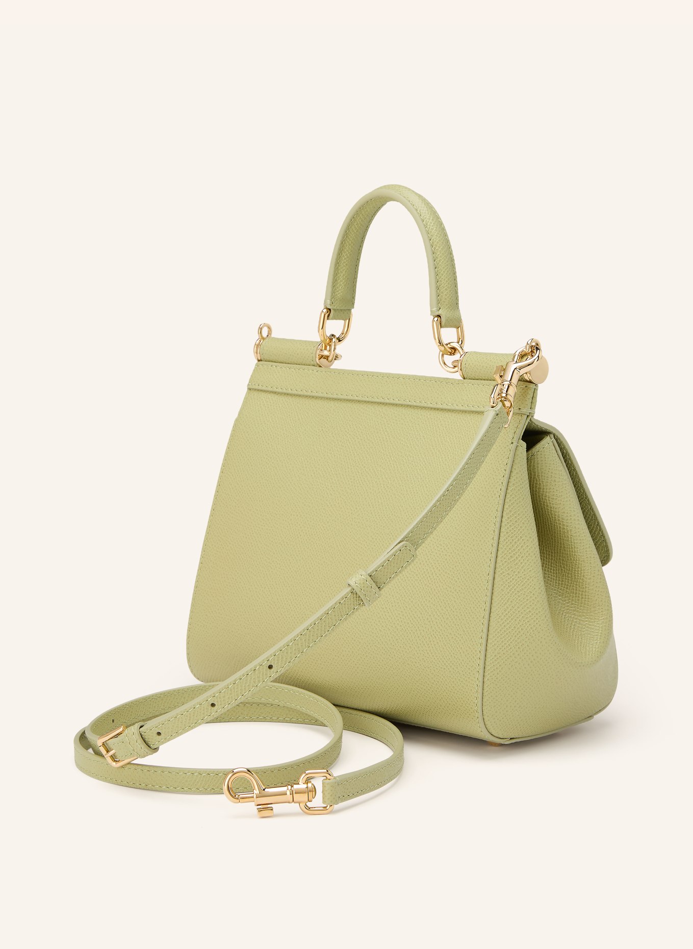 DOLCE & GABBANA Sac à main SICILY MEDIUM: VERT CLAIR
