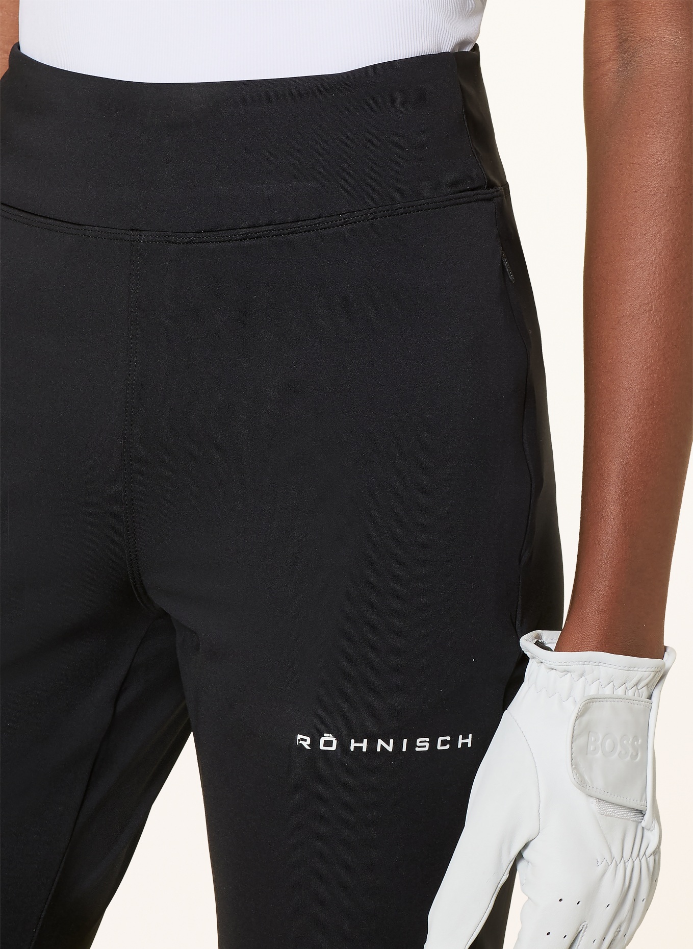 RÖHNISCH Golfhose: SCHWARZ
