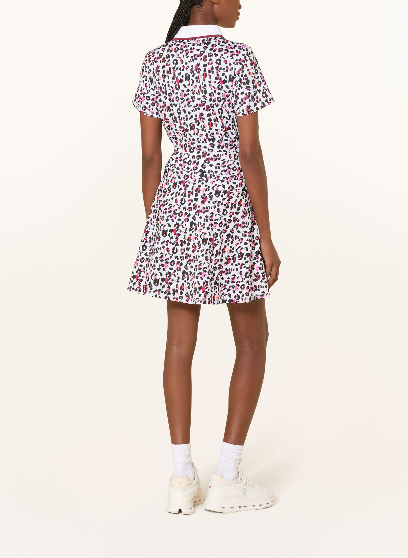 RÖHNISCH Polo de golf LUNA: ROUGE / BLANC / NOIR