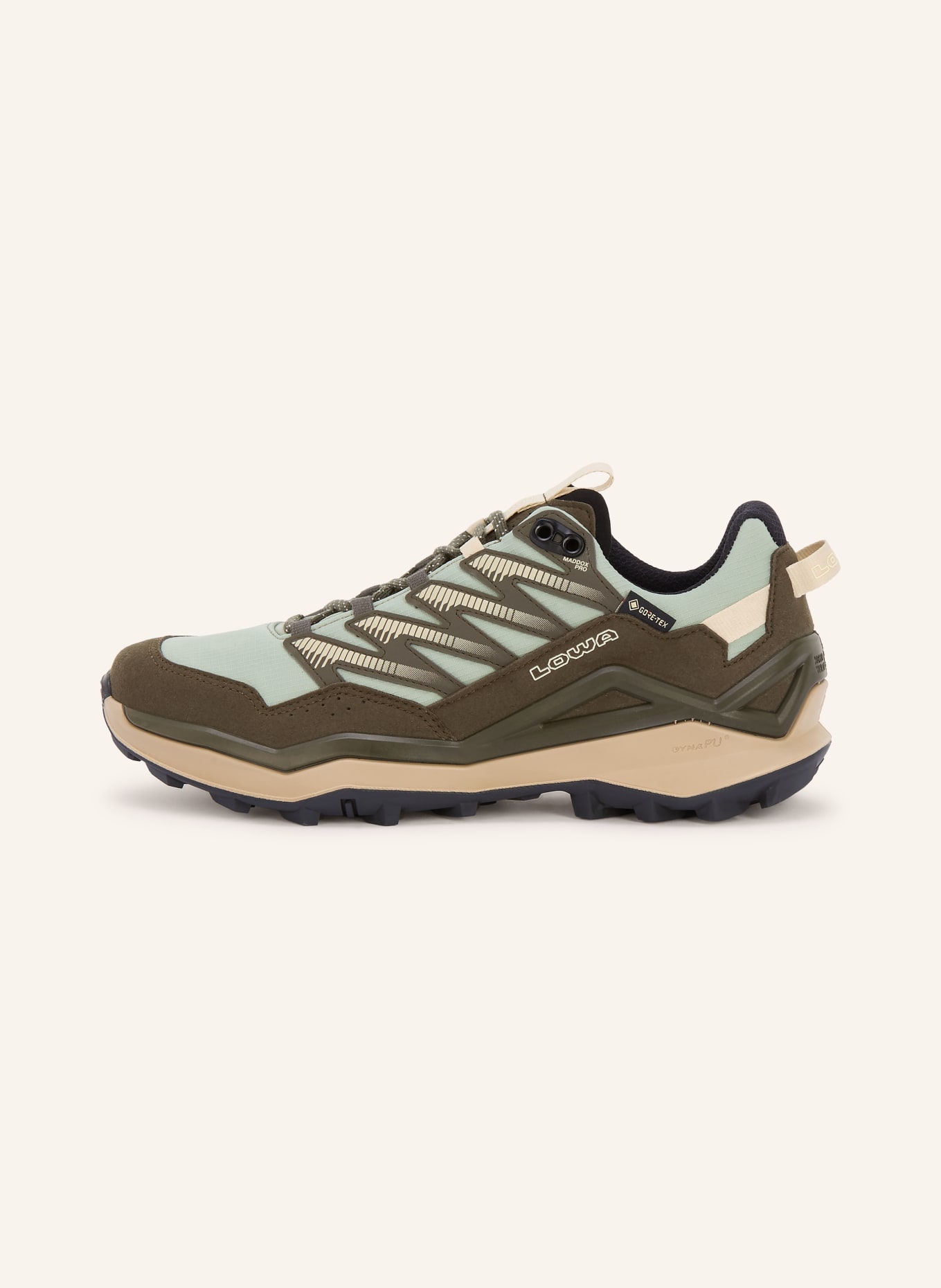 LOWA Wanderschuhe MADDOX PRO GTX LO: MINT / KHAKI