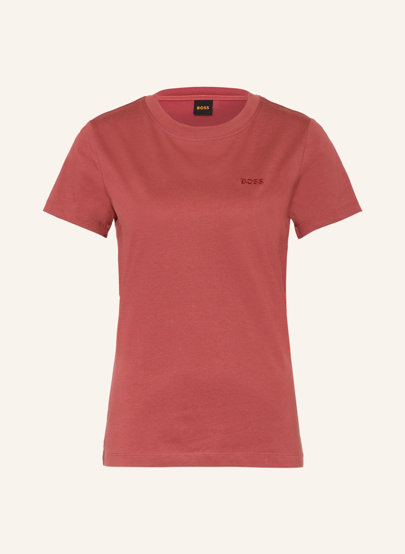 BOSS T-shirt ESOGO: ORANGE FONCÉ