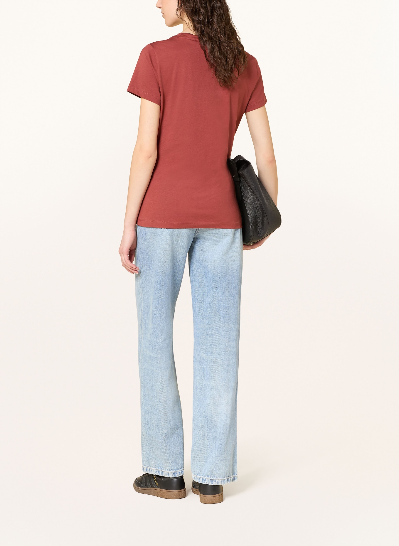 BOSS T-shirt ESOGO: ORANGE FONCÉ