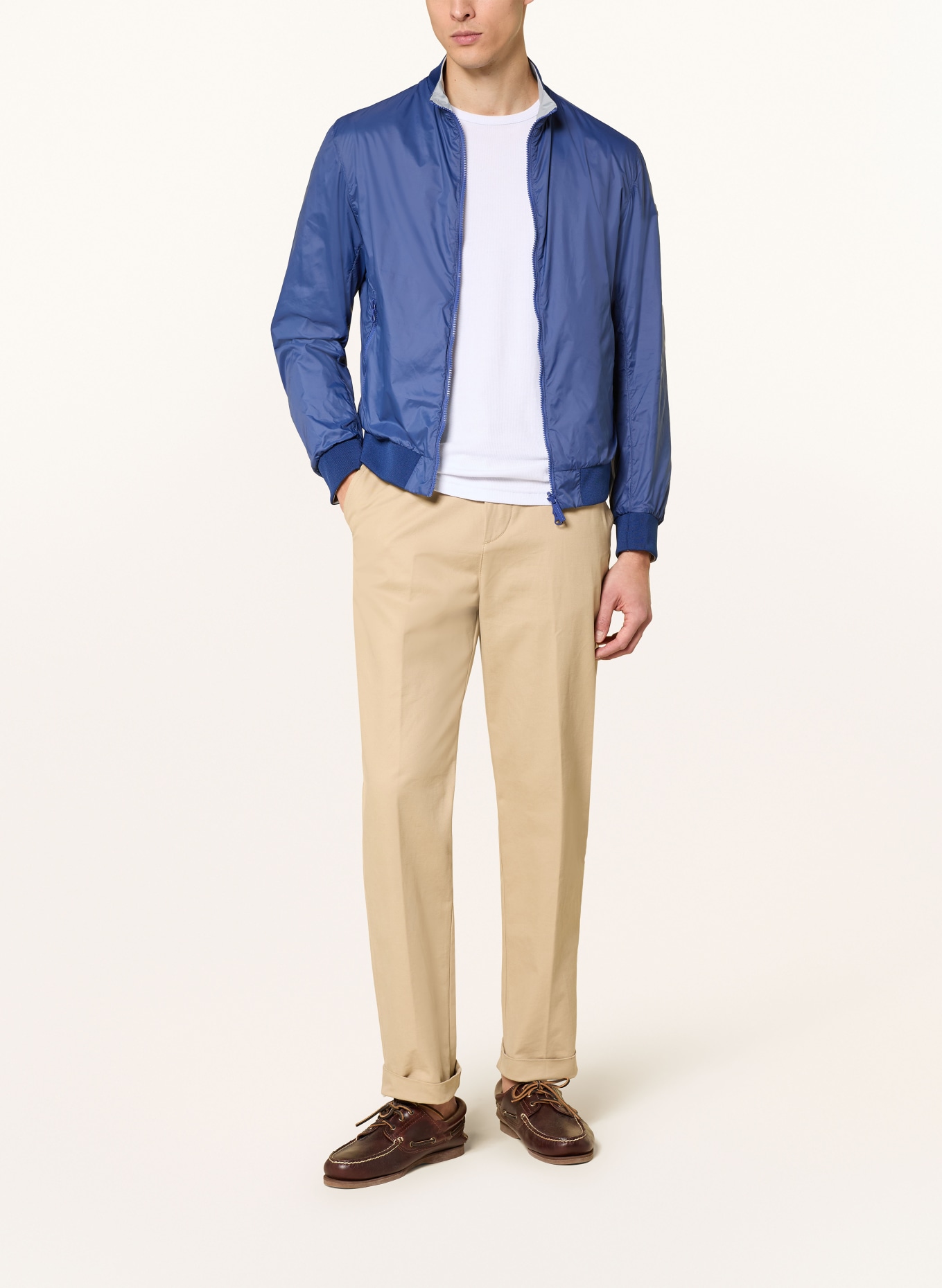 COLMAR Reversible bomber jacket: BLUE / LIGHT BLUE