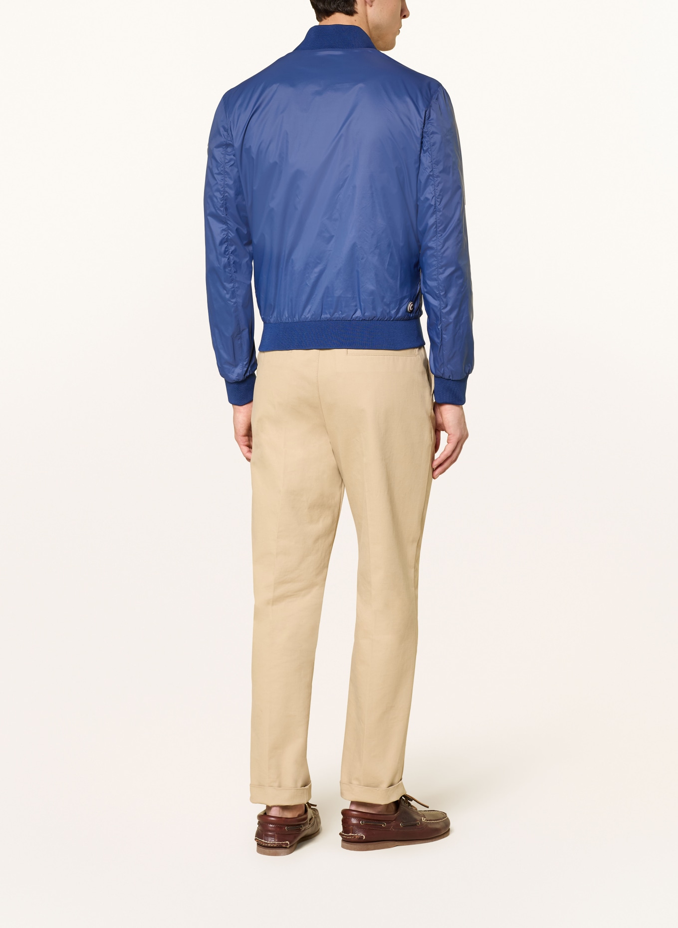 COLMAR Reversible bomber jacket: BLUE / LIGHT BLUE