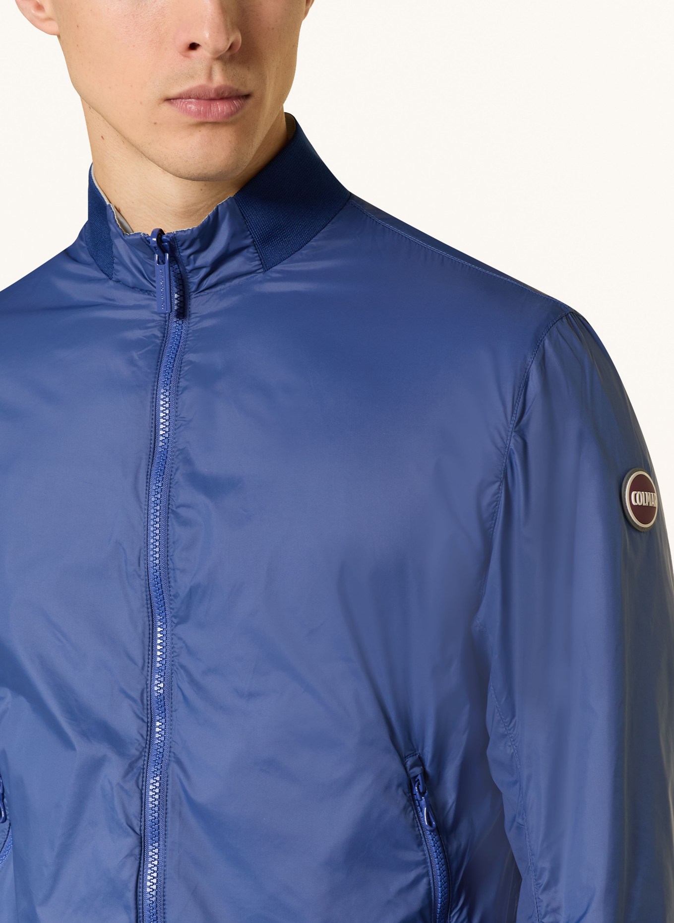 COLMAR Reversible bomber jacket: BLUE / LIGHT BLUE