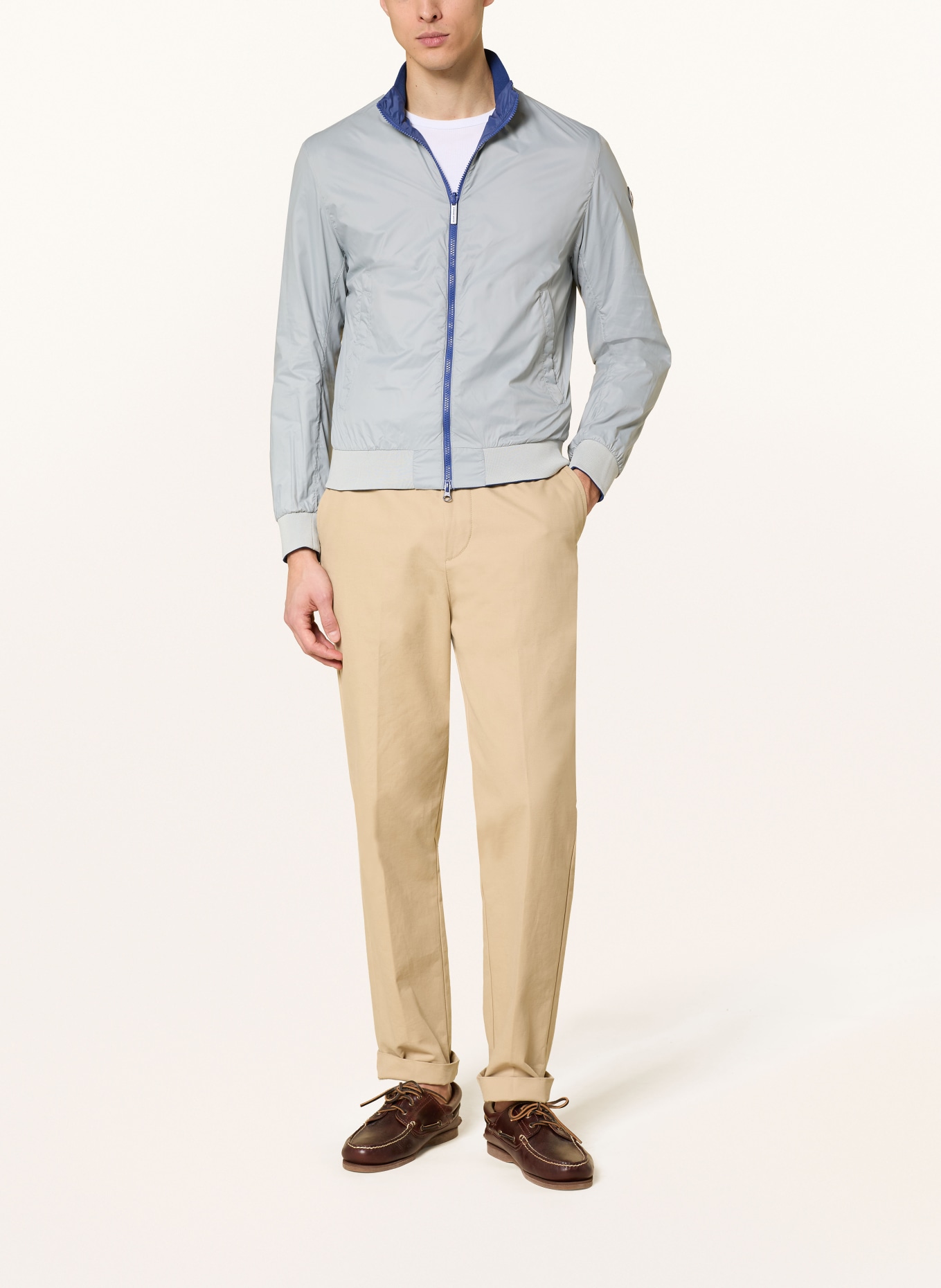 COLMAR Reversible bomber jacket: BLUE / LIGHT BLUE