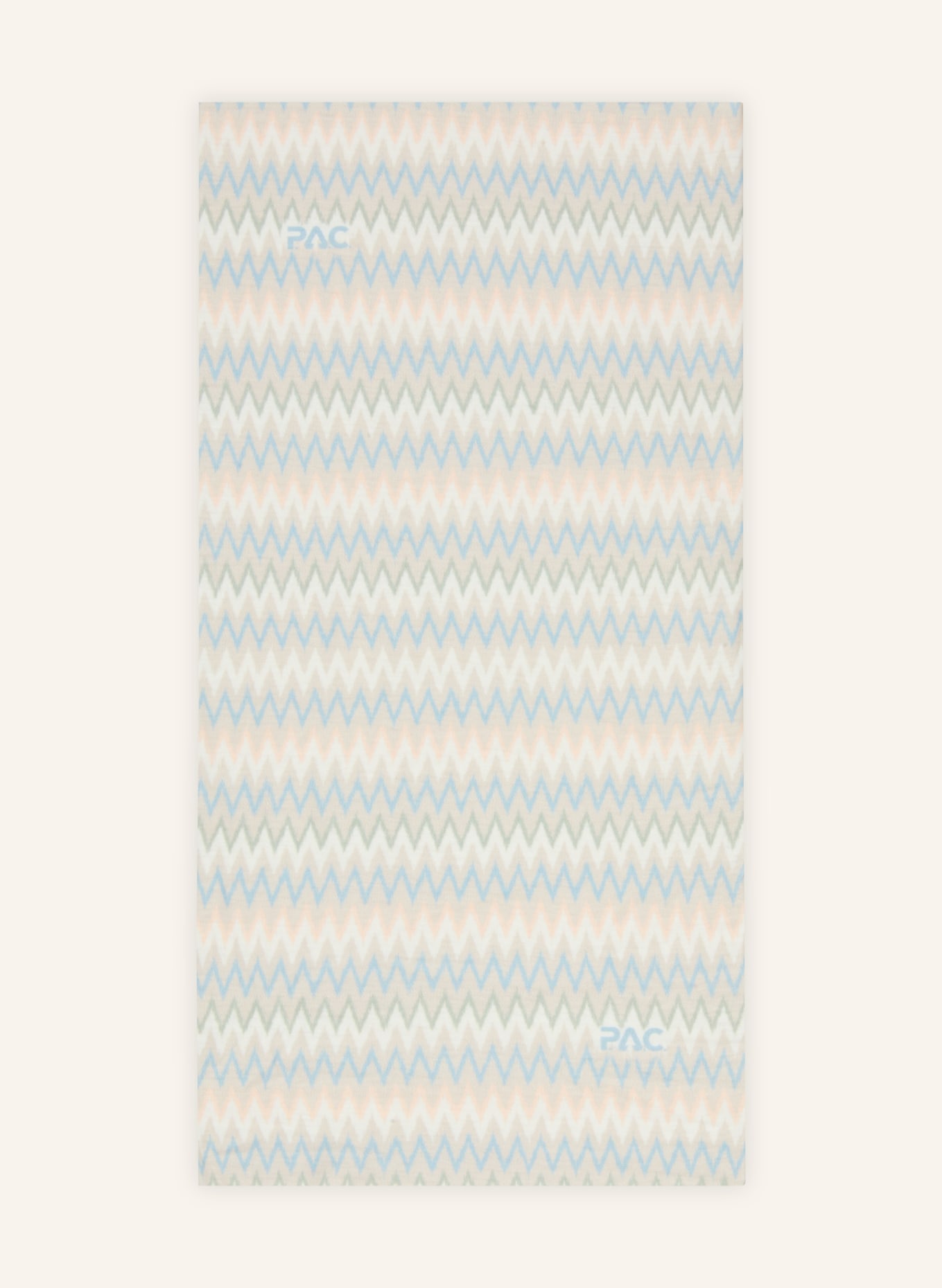 P.A.C. Multifunkční šátek UV PROTECTOR + COLORSIA: KRÉMOVÁ / ZELENÁ / TMAVĚ MODRÁ