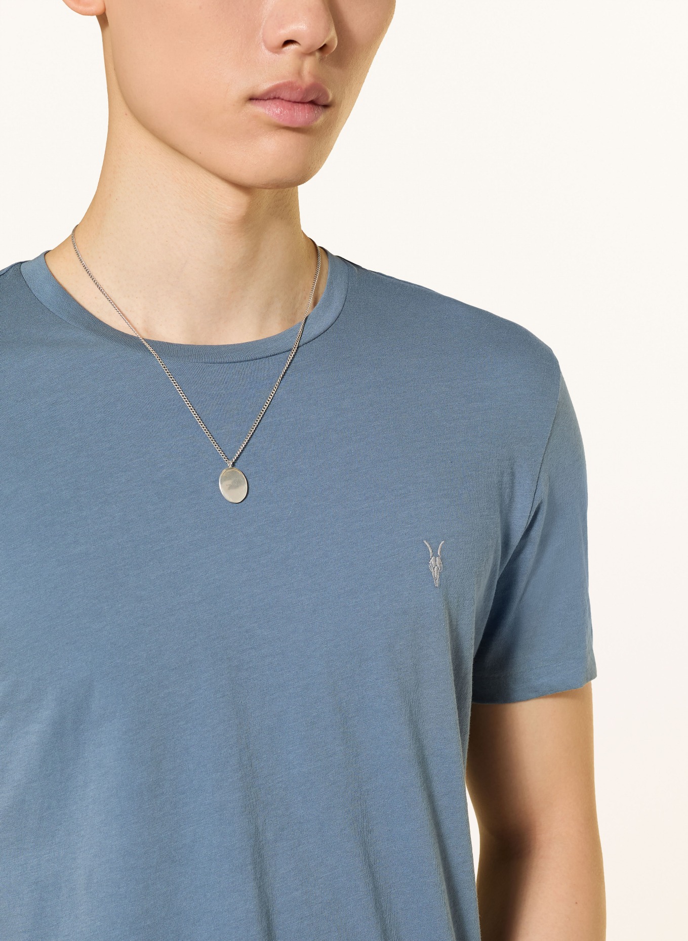 ALLSAINTS T-shirt TONIC: BLAUWGRIJS