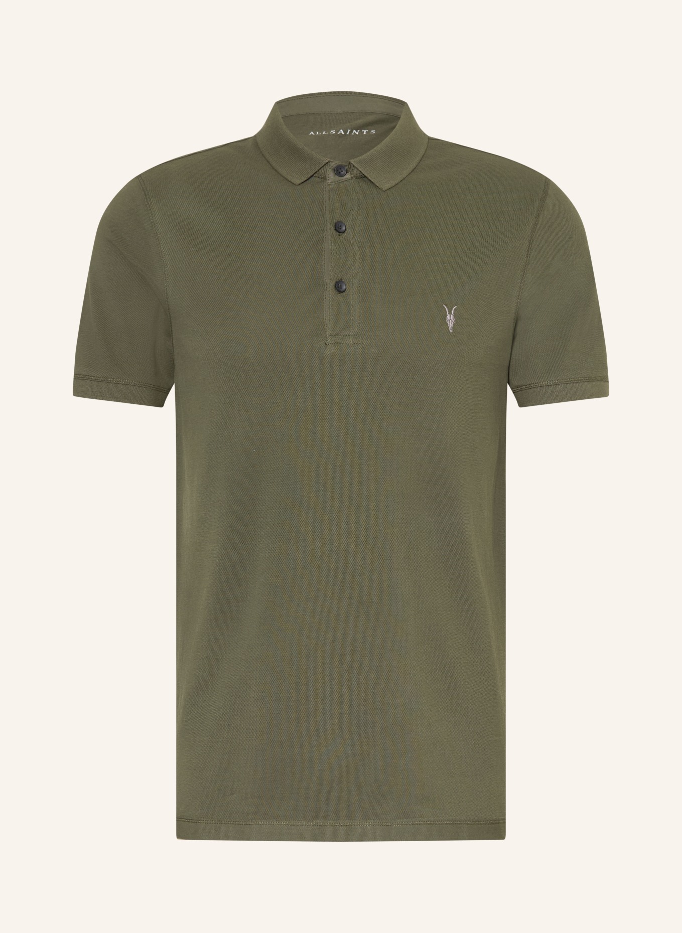 ALLSAINTS Piqué polo shirt REFORM Slim Fit: OLIVE