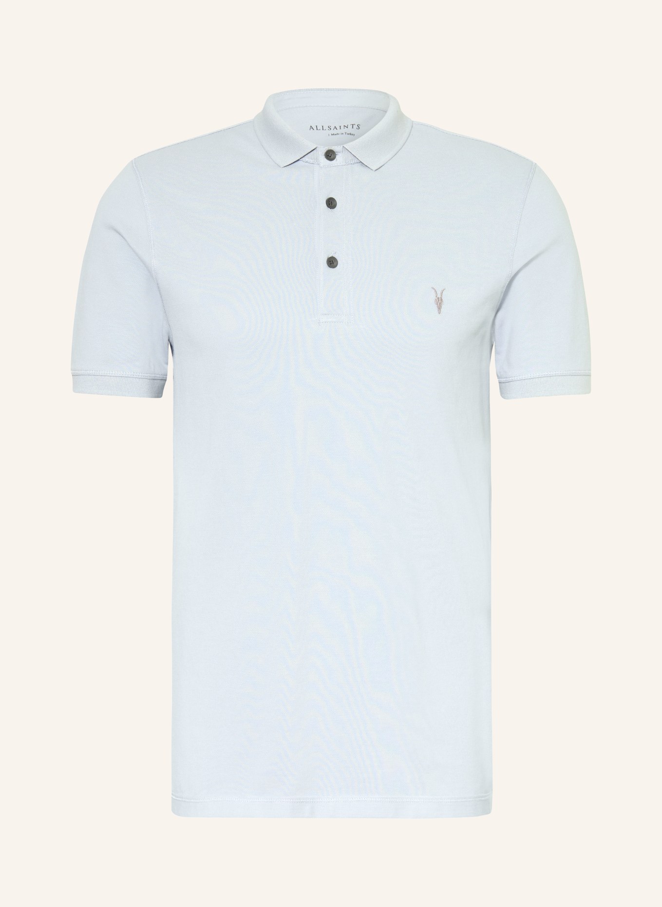 ALLSAINTS Polo piqué REFORM coupe ajustée: BLEU CLAIR