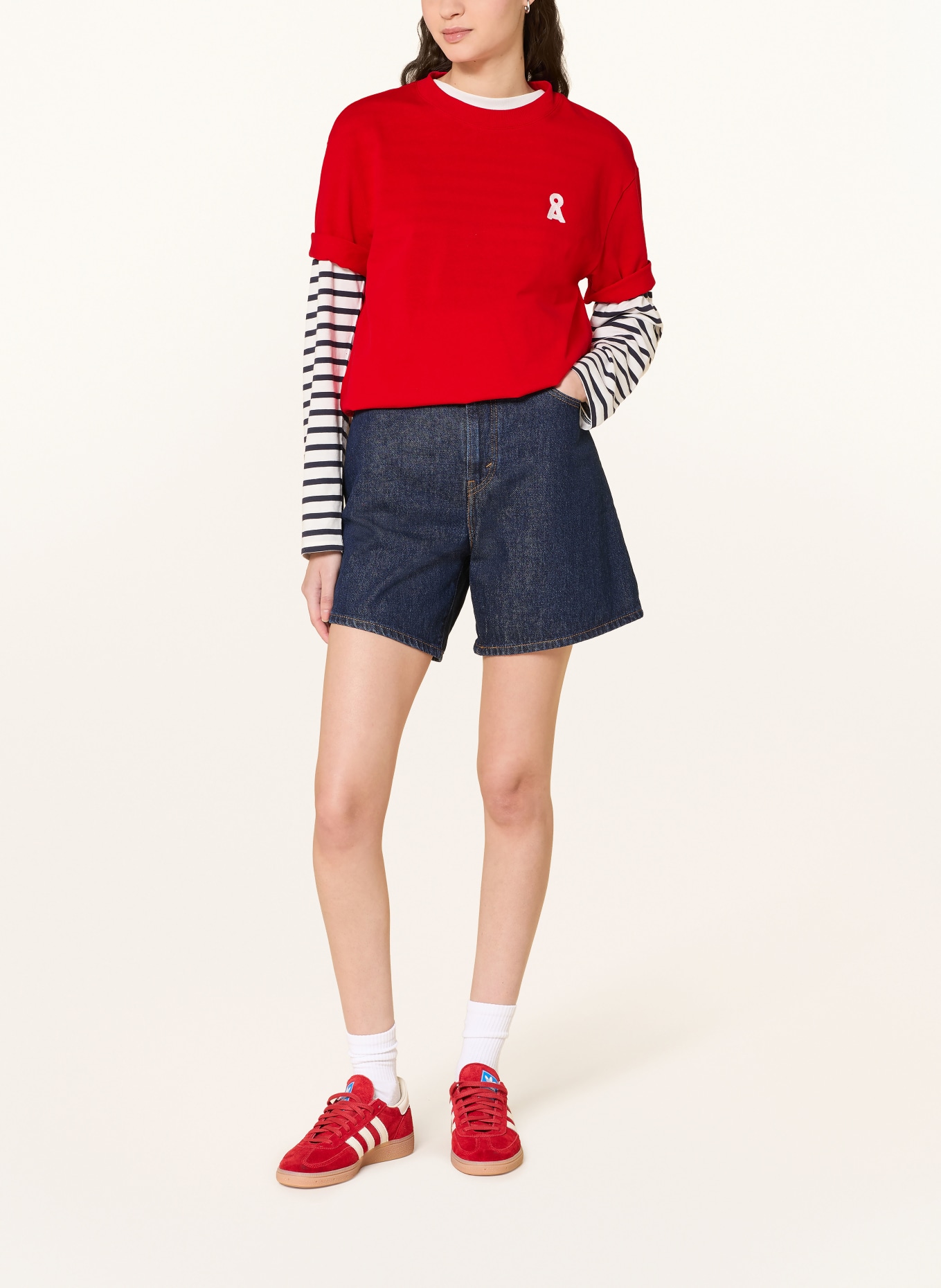 ARMEDANGELS T-Shirt TARJAA Å EMBRO: NEONROT