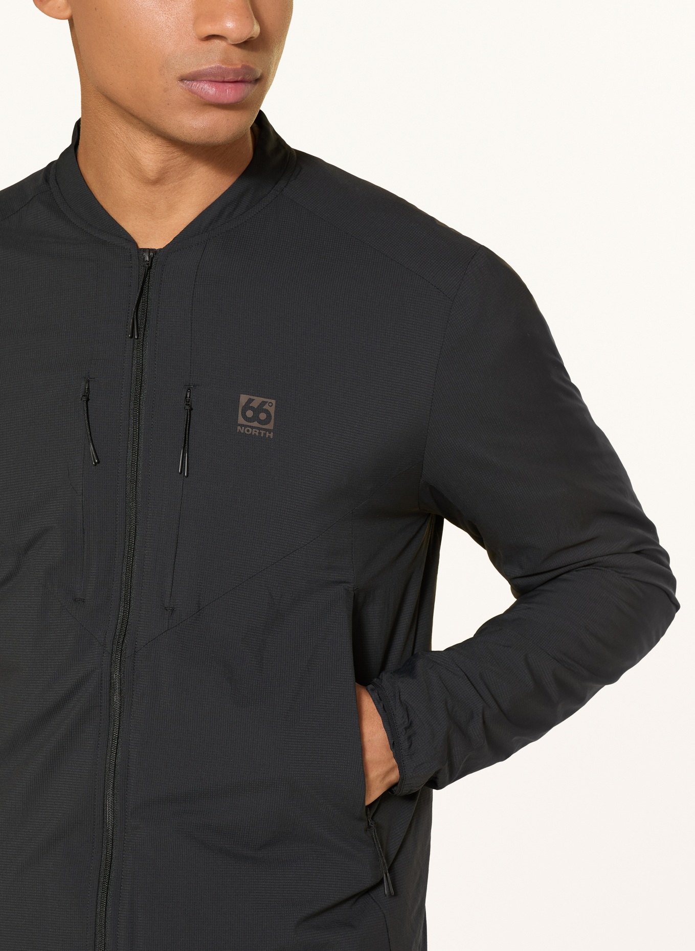 66°NORTH Lichtgewicht jas LJOSUFJOLL: ZWART