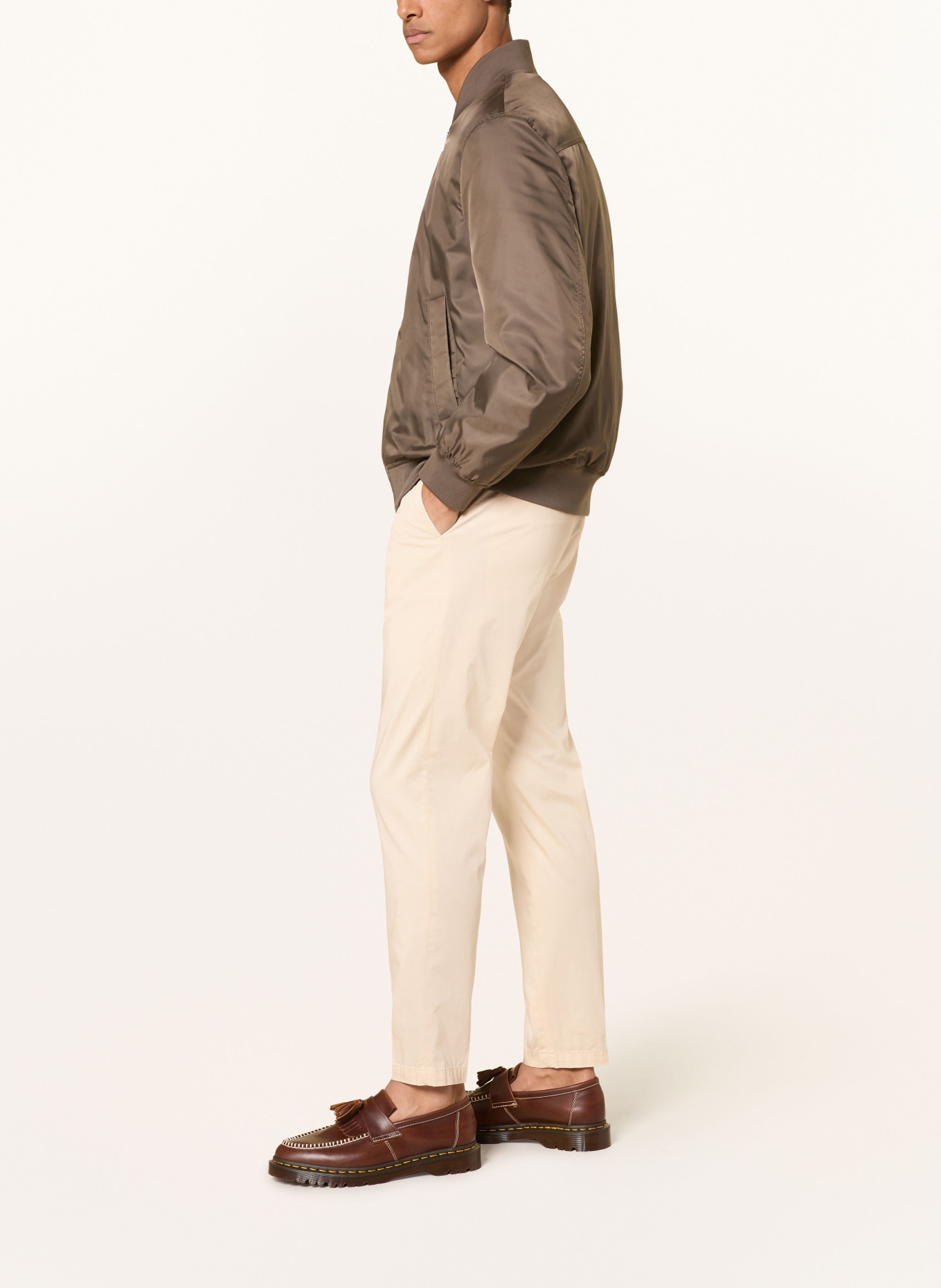 DRYKORN Pantalon chino AJEND coupe extra slim: CRÈME