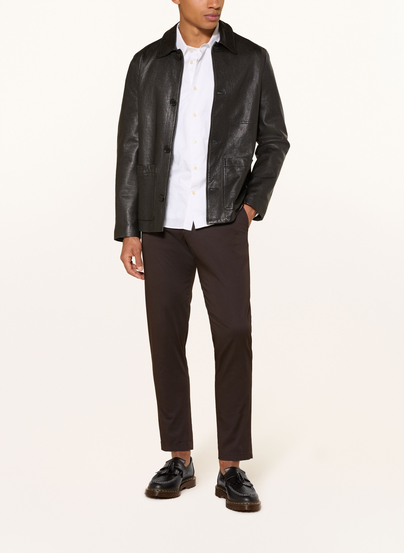 DRYKORN Chino AJEND Extra Slim Fit: DUNKELBRAUN