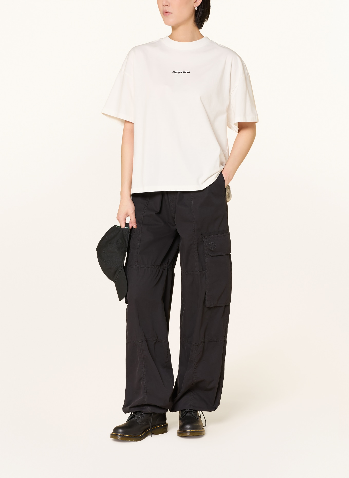 PEGADOR Oversized-Shirt BRACY: WEISS