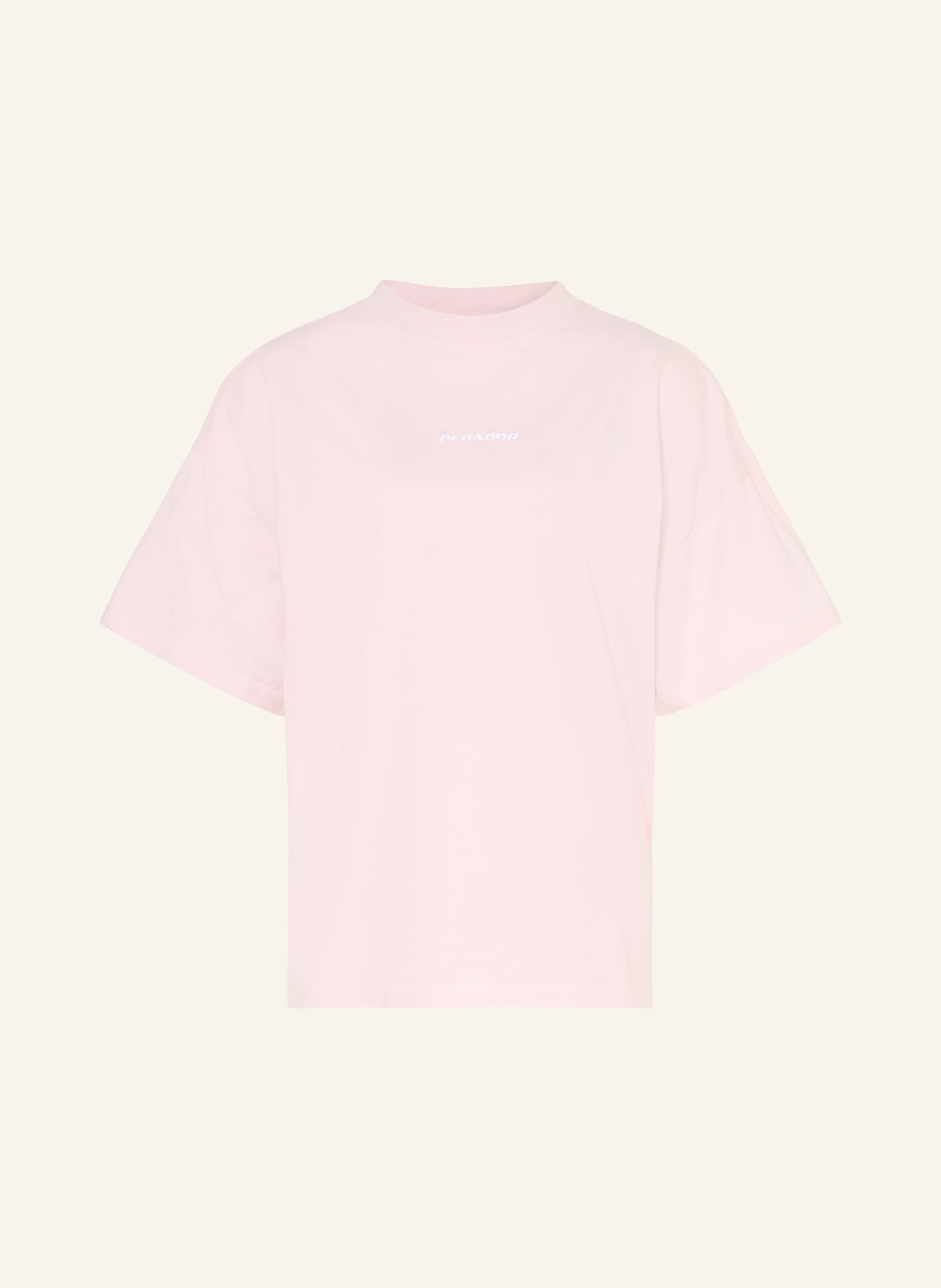 PEGADOR T-shirt oversize BRACY: ROSE CLAIR