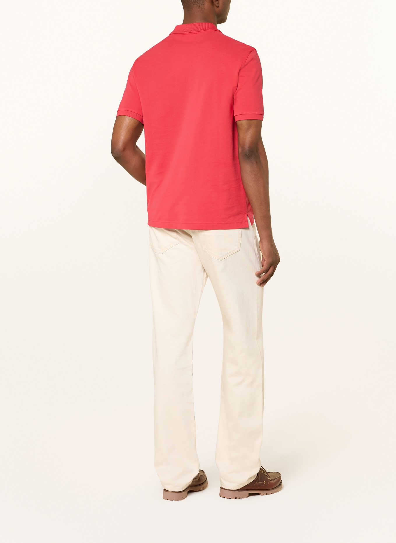 GANT Piqué-Poloshirt: ROT