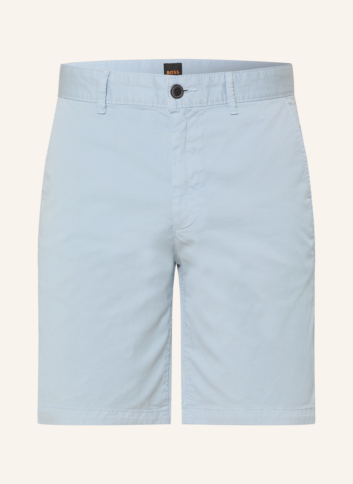 BOSS Chino shorts slim fit: LICHTBLAUW