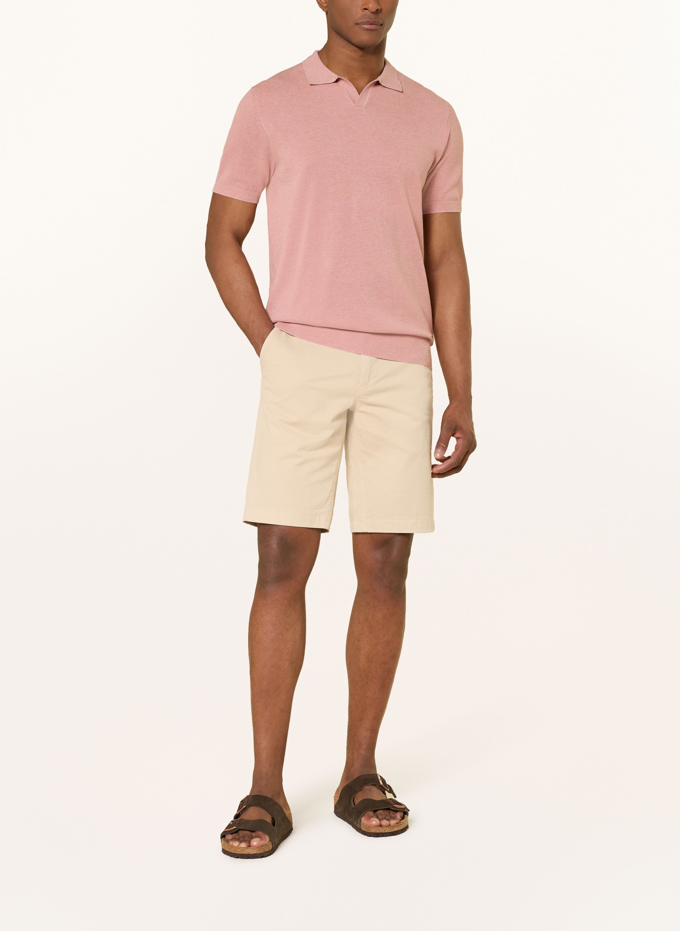 RAGMAN Strick-Poloshirt: ALTROSA