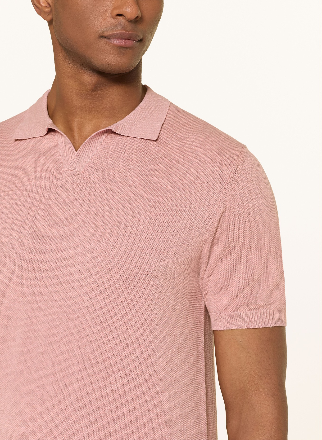 RAGMAN Strick-Poloshirt: ALTROSA