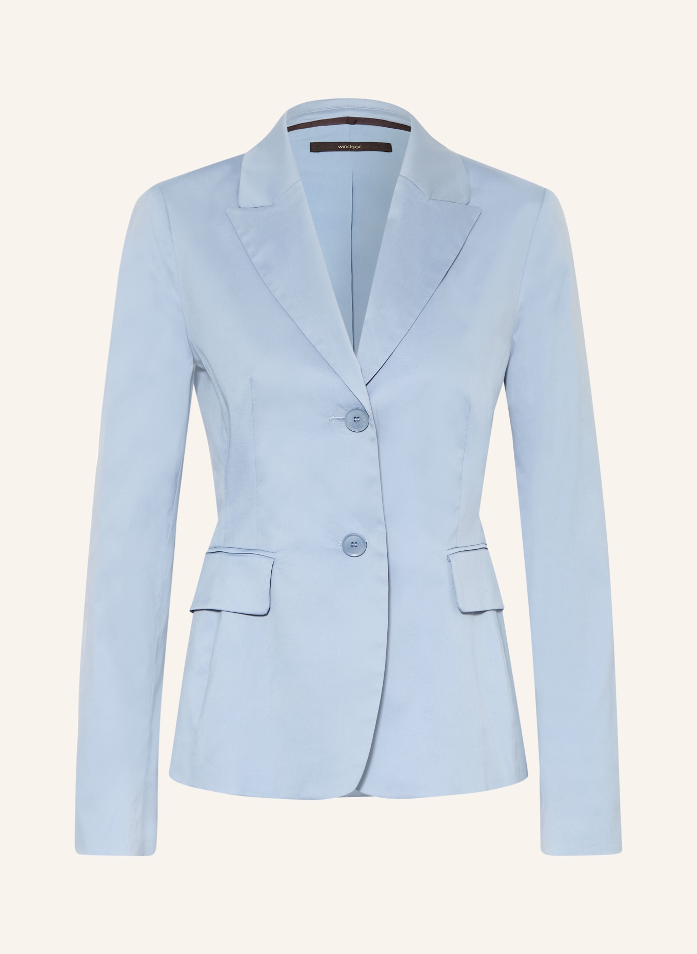 windsor. blazer: LICHTBLAUW