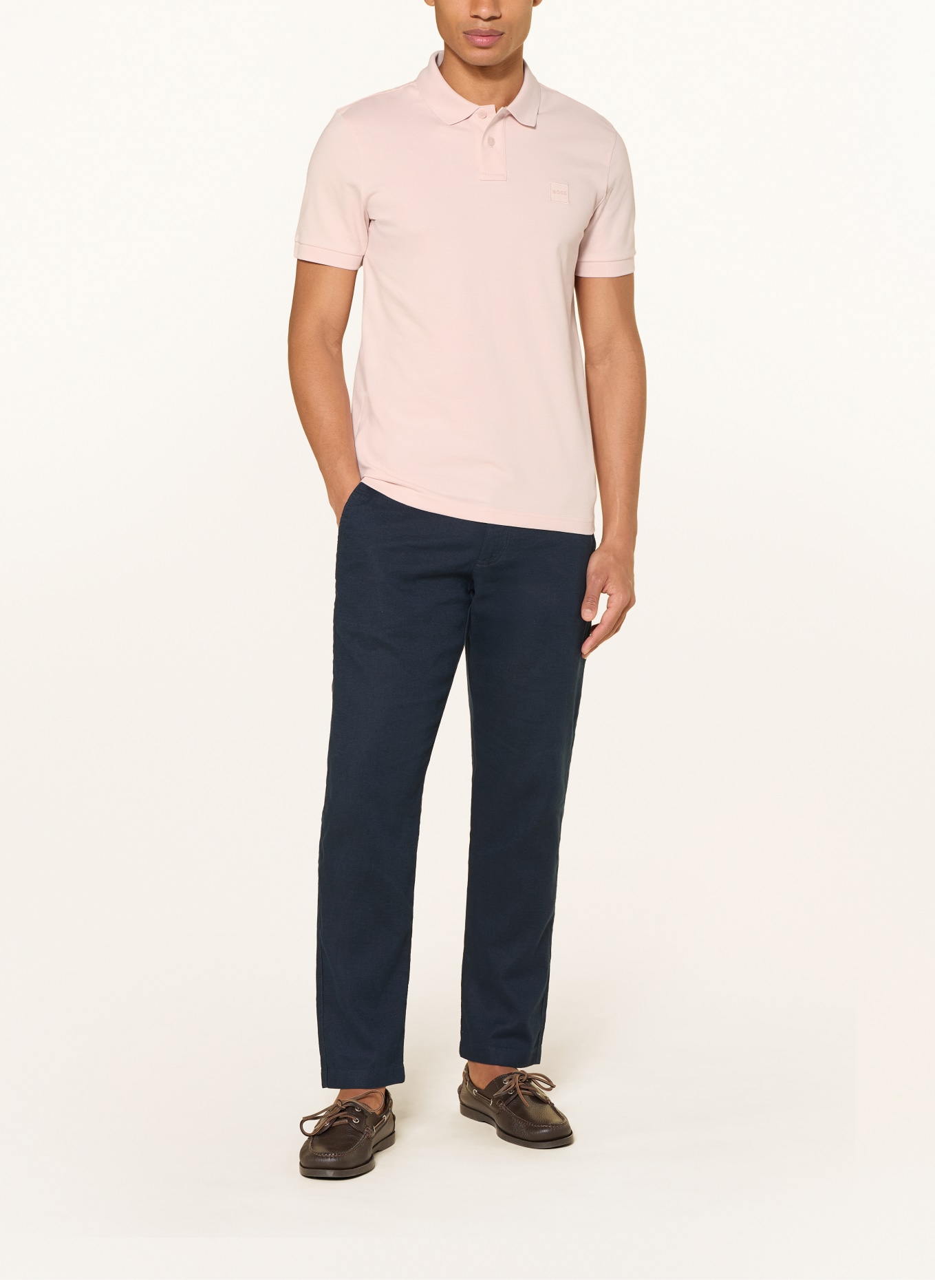 BOSS Jersey poloshirt PASSENGER: ROSÉ