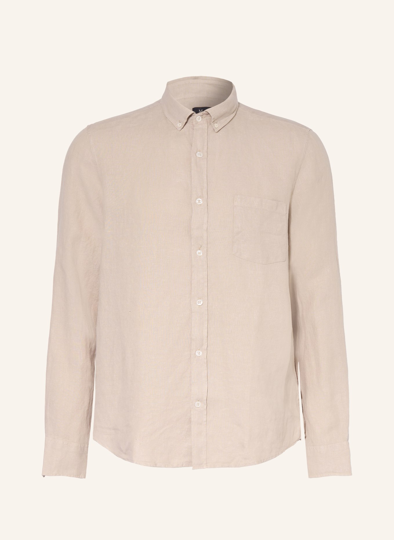 MAERZ MUENCHEN Chemise en lin Comfort Fit: BEIGE