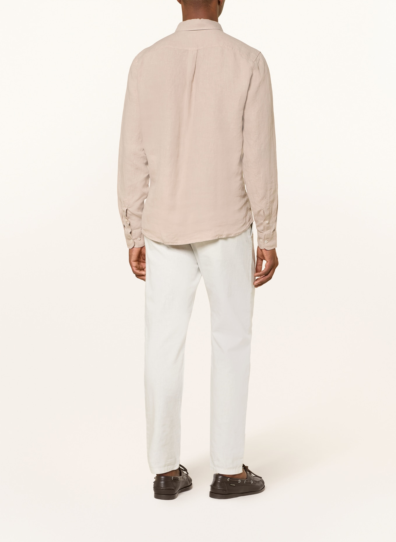 MAERZ MUENCHEN Chemise en lin Comfort Fit: BEIGE