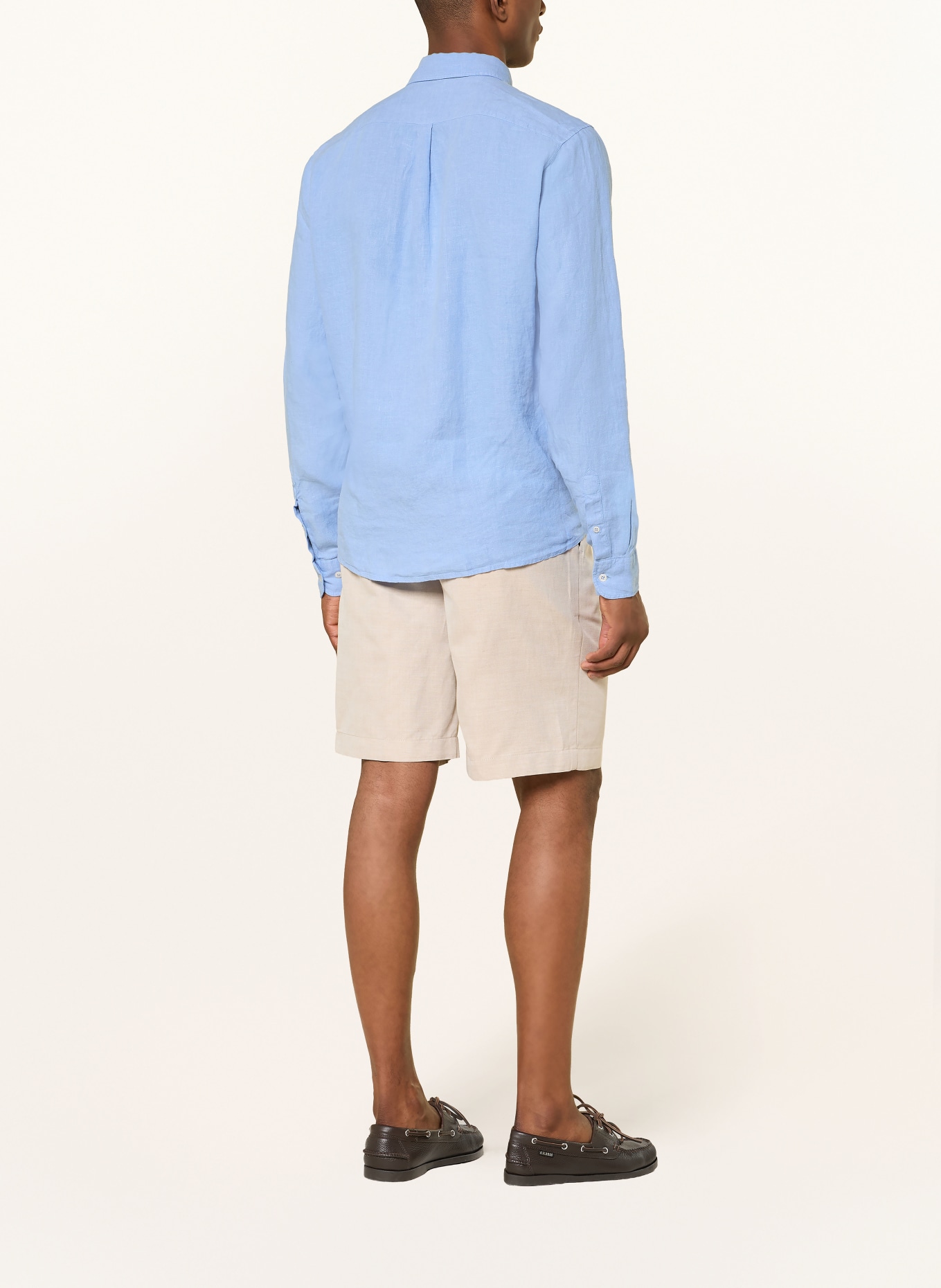 MAERZ MUENCHEN Leinenhemd Comfort Fit: HELLBLAU