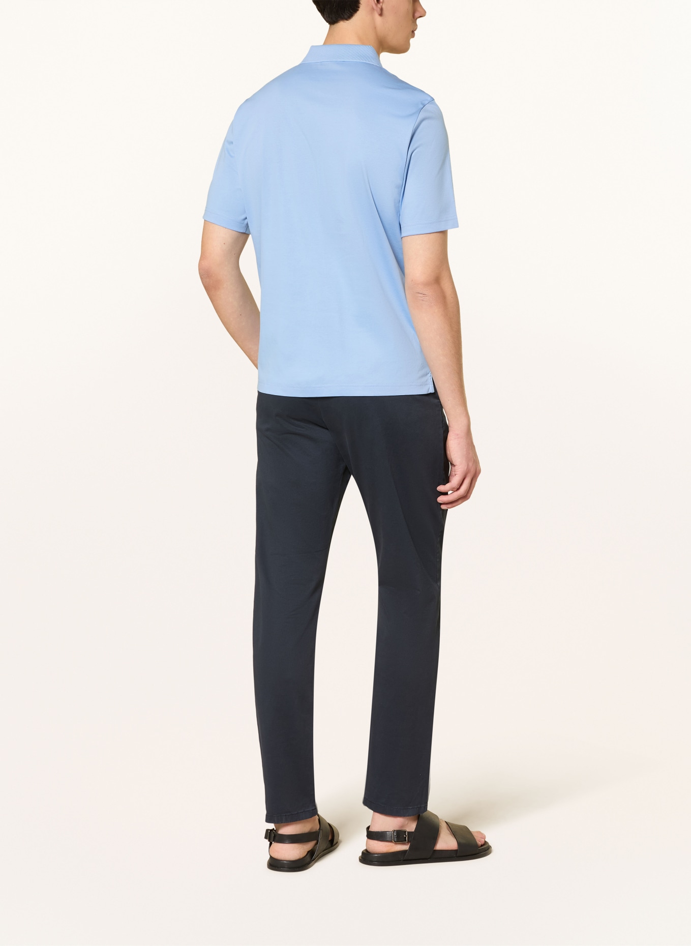 MAERZ MUENCHEN Jersey poloshirt: LICHTBLAUW