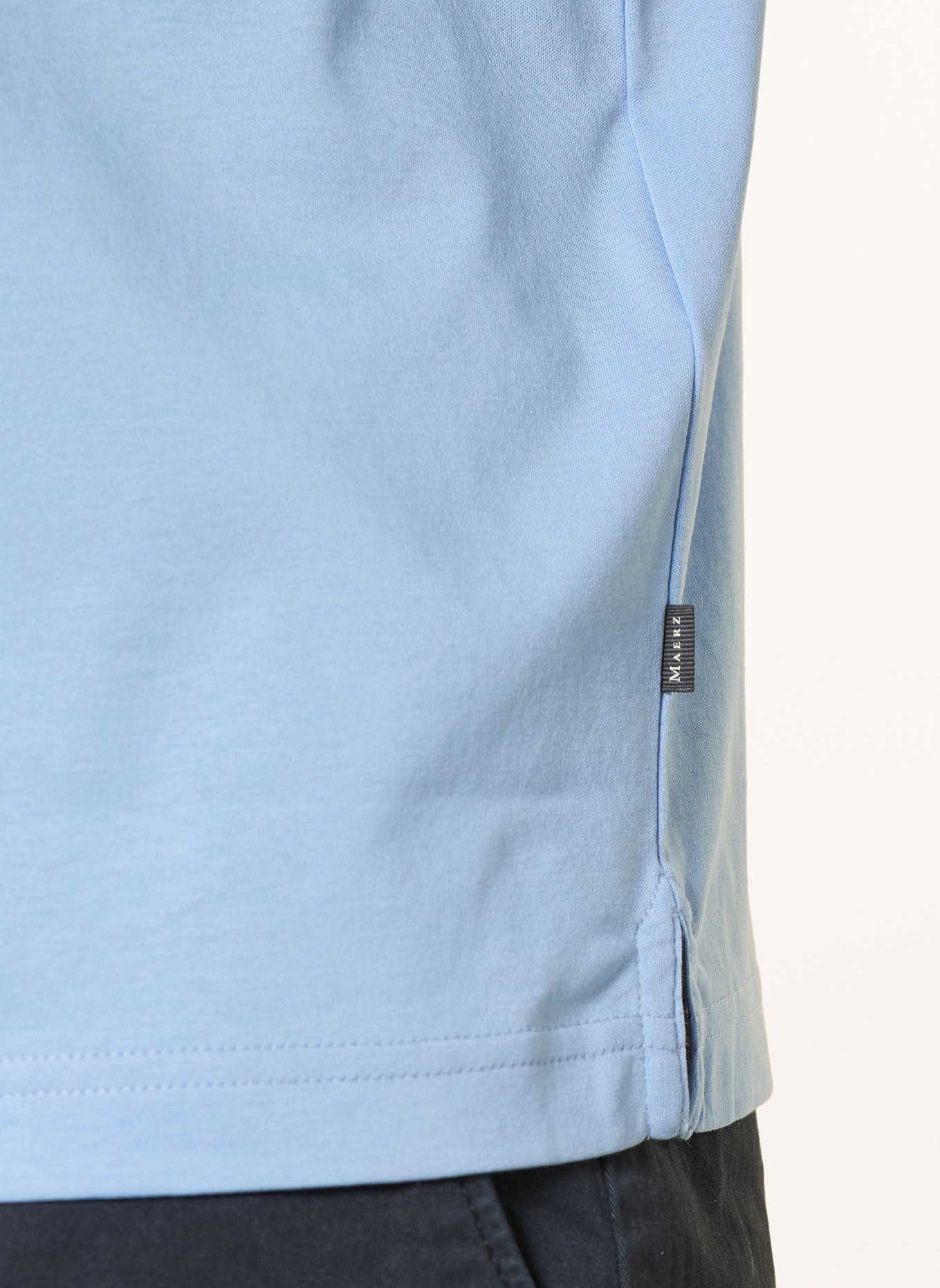 MAERZ MUENCHEN Jersey poloshirt: LICHTBLAUW