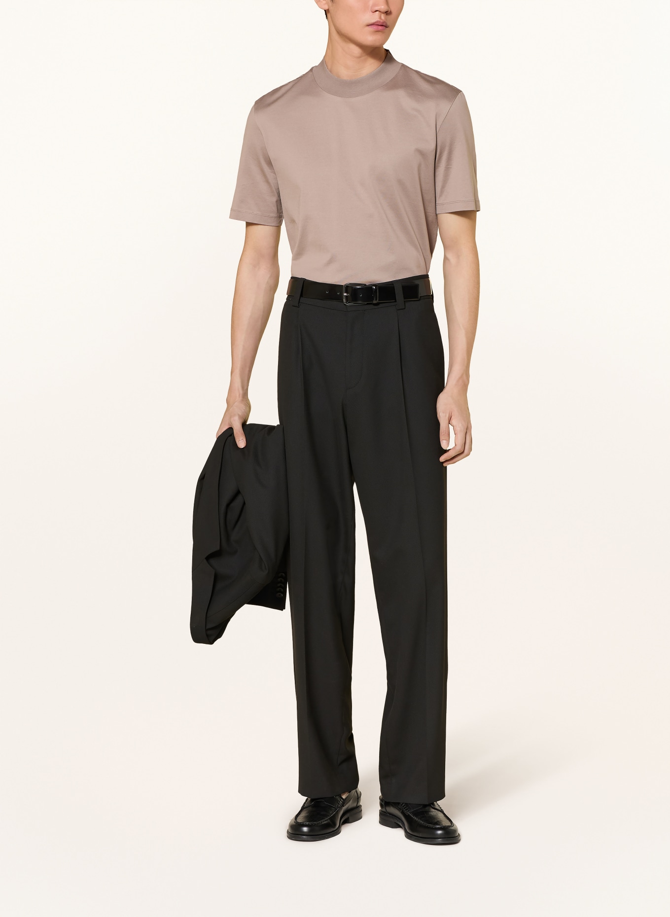 HUGO T-Shirt DIMERSOM: TAUPE