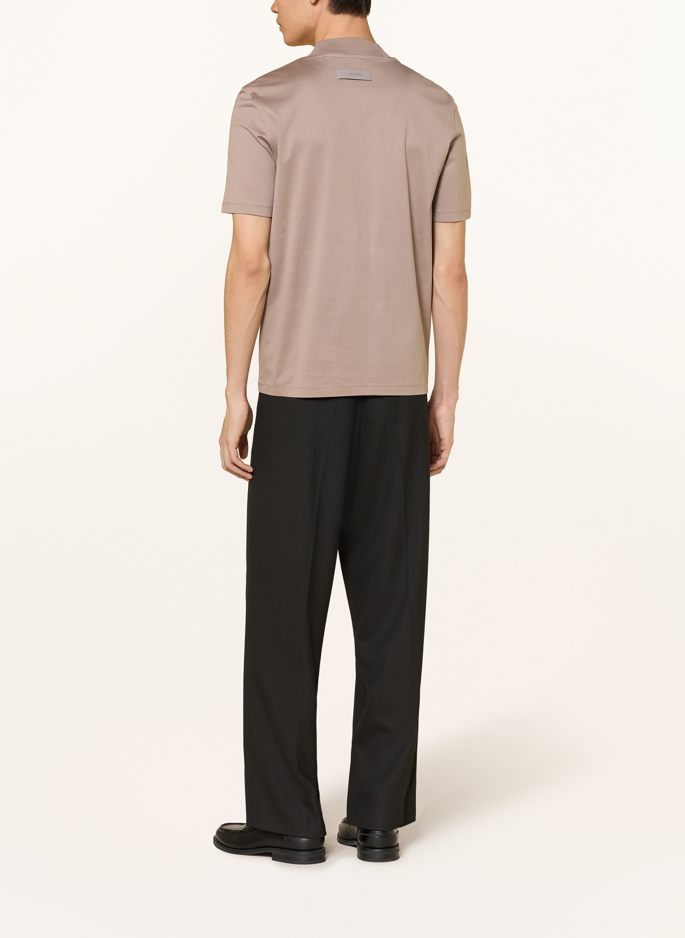 HUGO T-Shirt DIMERSOM: TAUPE