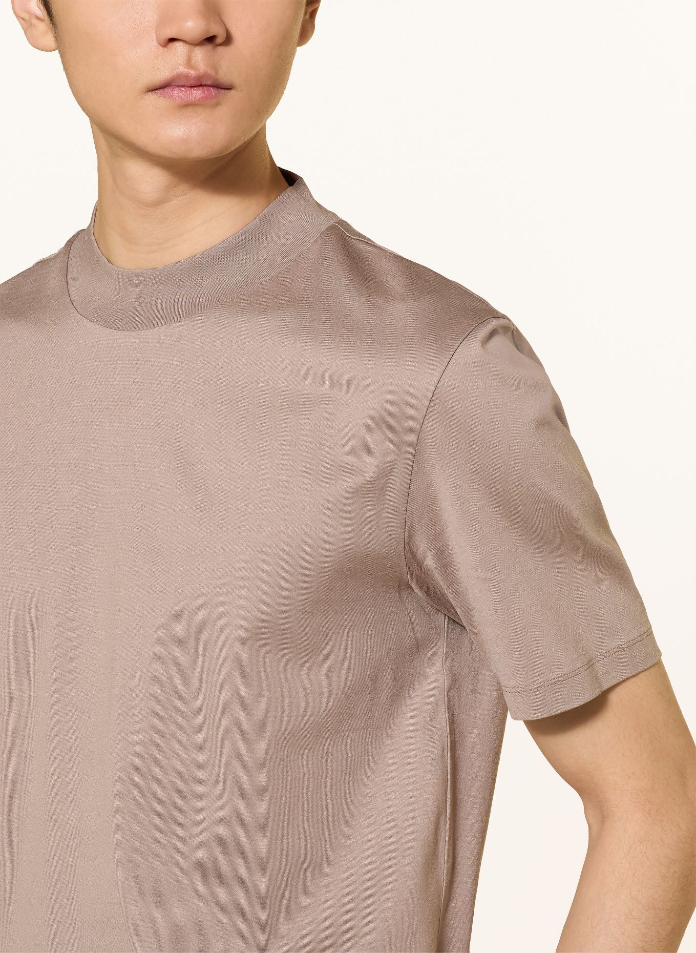 HUGO T-Shirt DIMERSOM: TAUPE