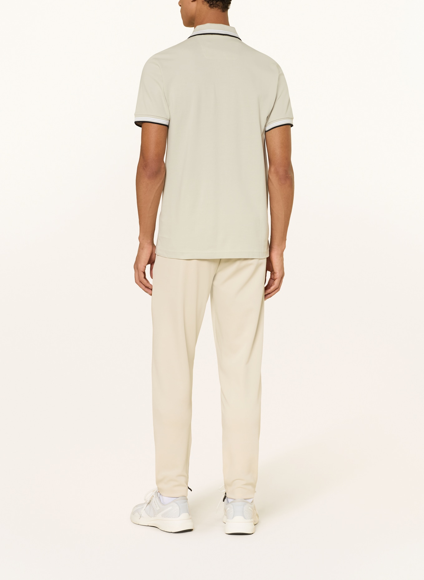 BOSS Polo piqué PAUL coupe ajustée: MARRON CLAIR