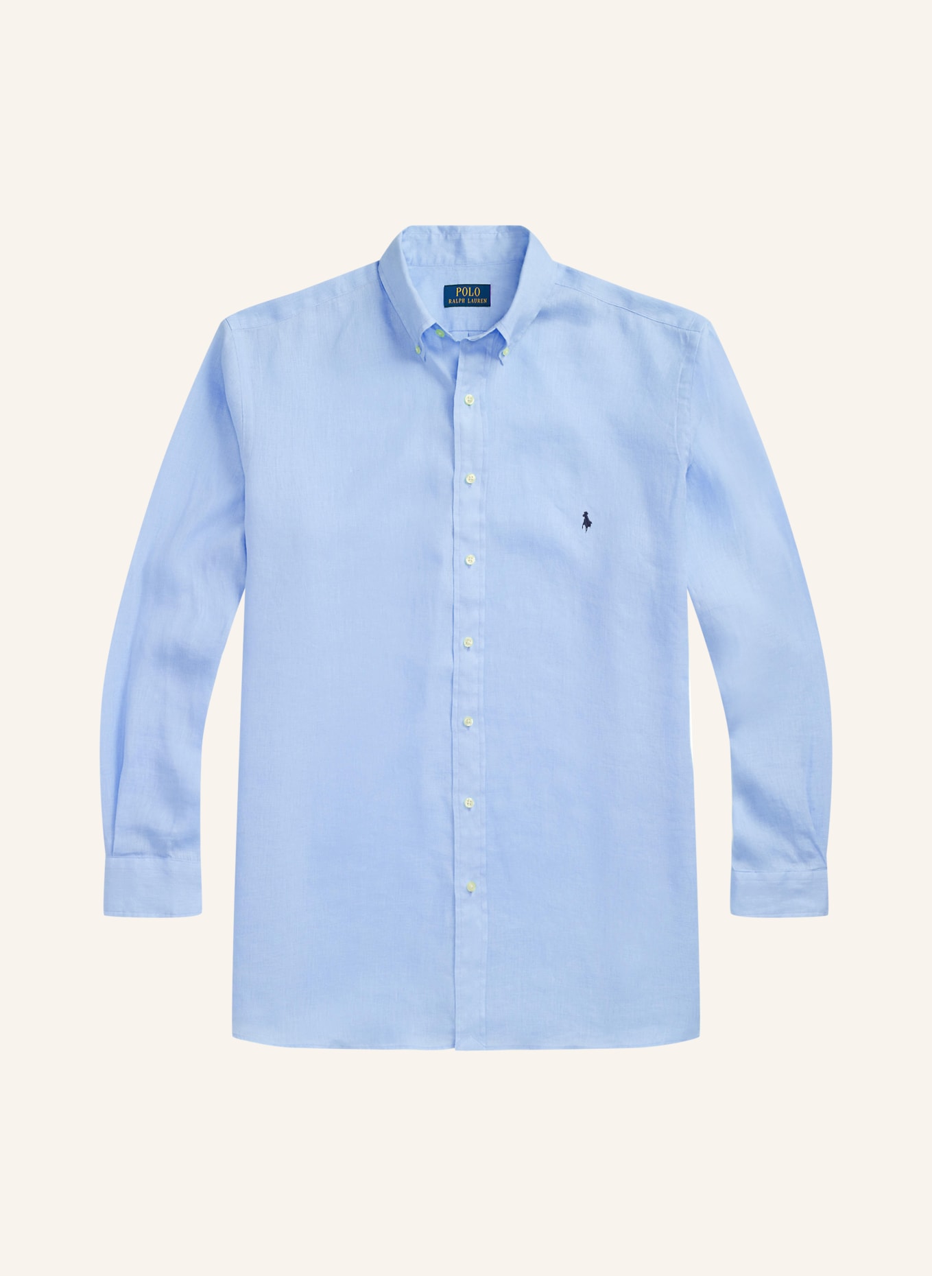 POLO RALPH LAUREN Big & Tall Leinenhemd Comfort Fit: HELLBLAU
